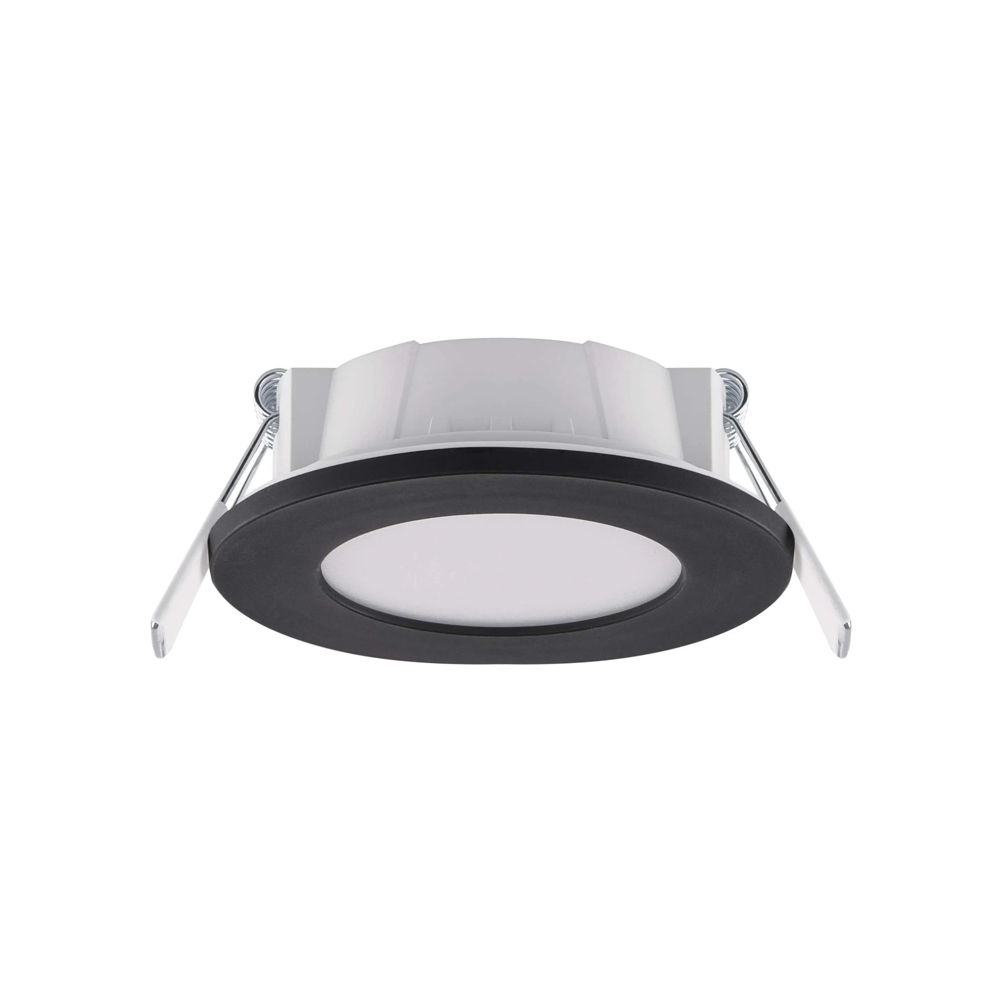 LORI LED ugradbena svjetiljka, crna, 4.5W, 2700K/4000K, IP65, Ø85mm