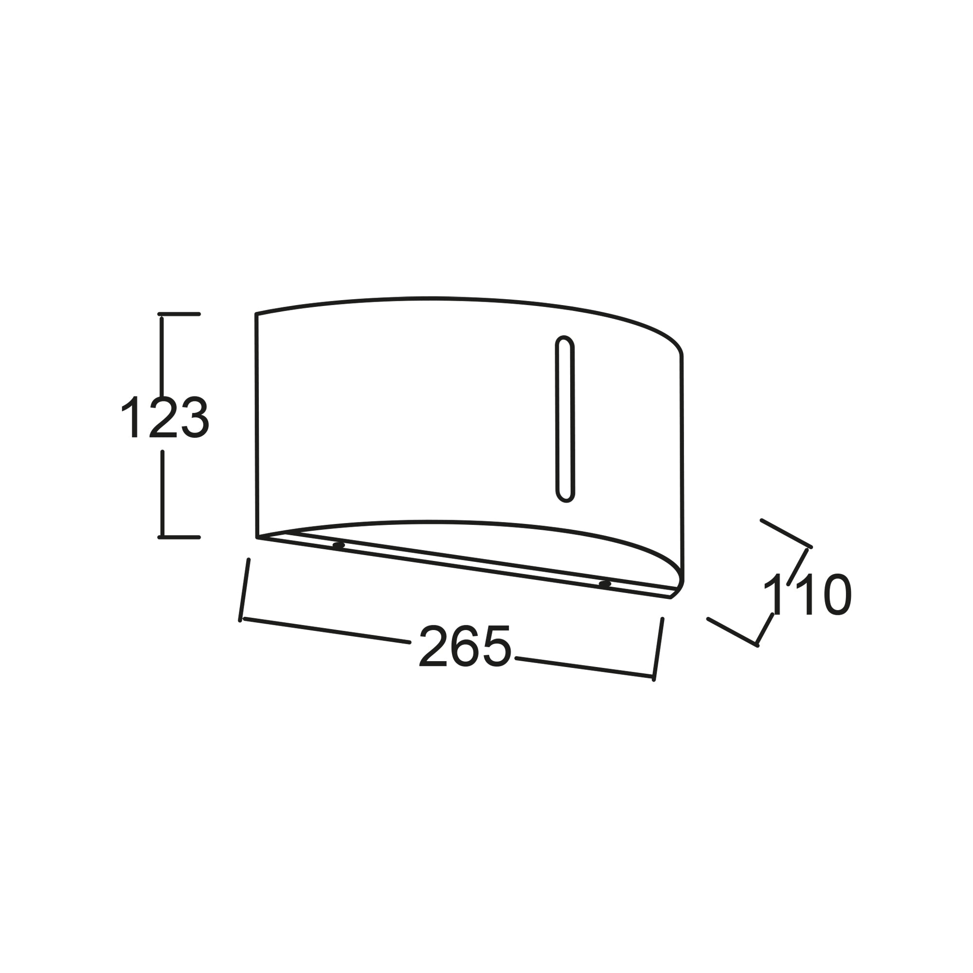Zidna svjetiljka BONN, nehrđajući čelik, 1xE27, IP54