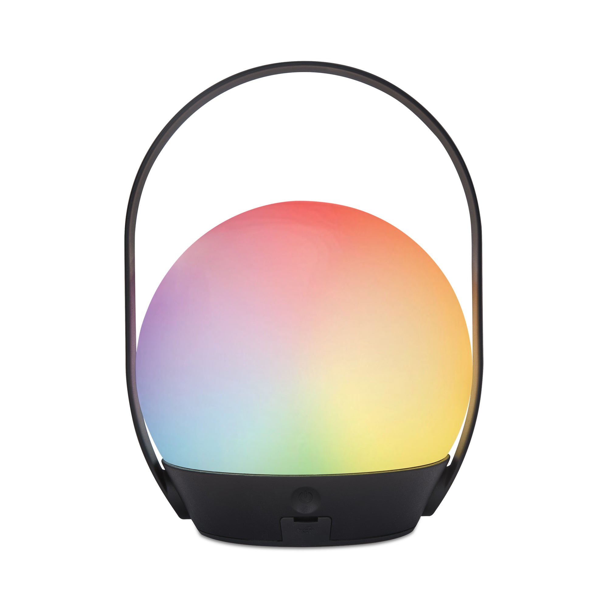 CARDI LED stolna lampa, pametna, mat crna, 3.3W, CCT+RGB, IP54, 223mm