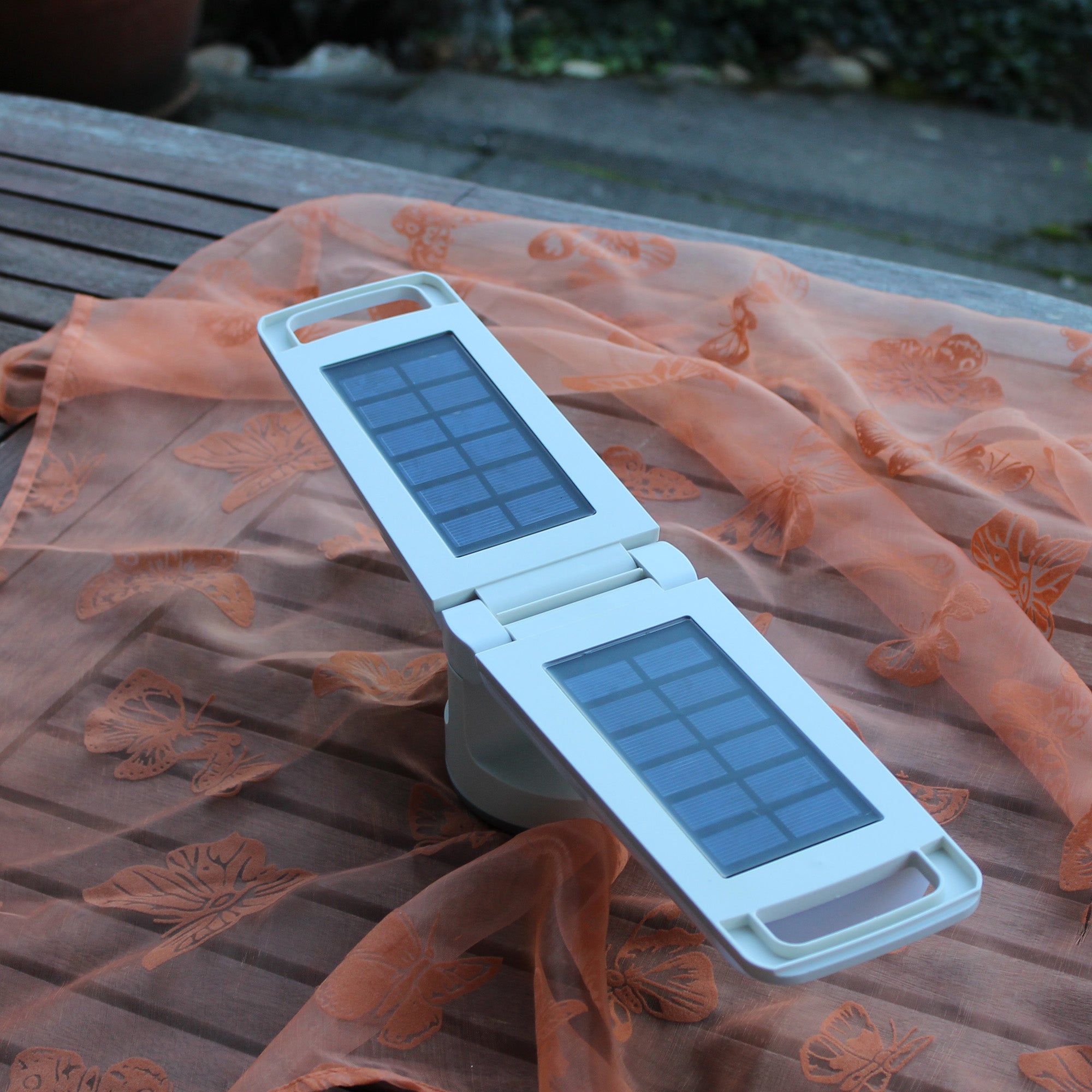 DRAGONFLY LED solarna stolna svjetiljka, bijela, 1.2W, 4000K, IP54, 281mm