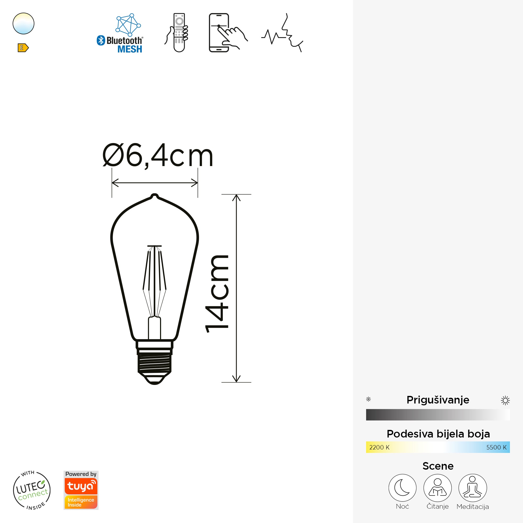 FILAMENT ST64 E27
