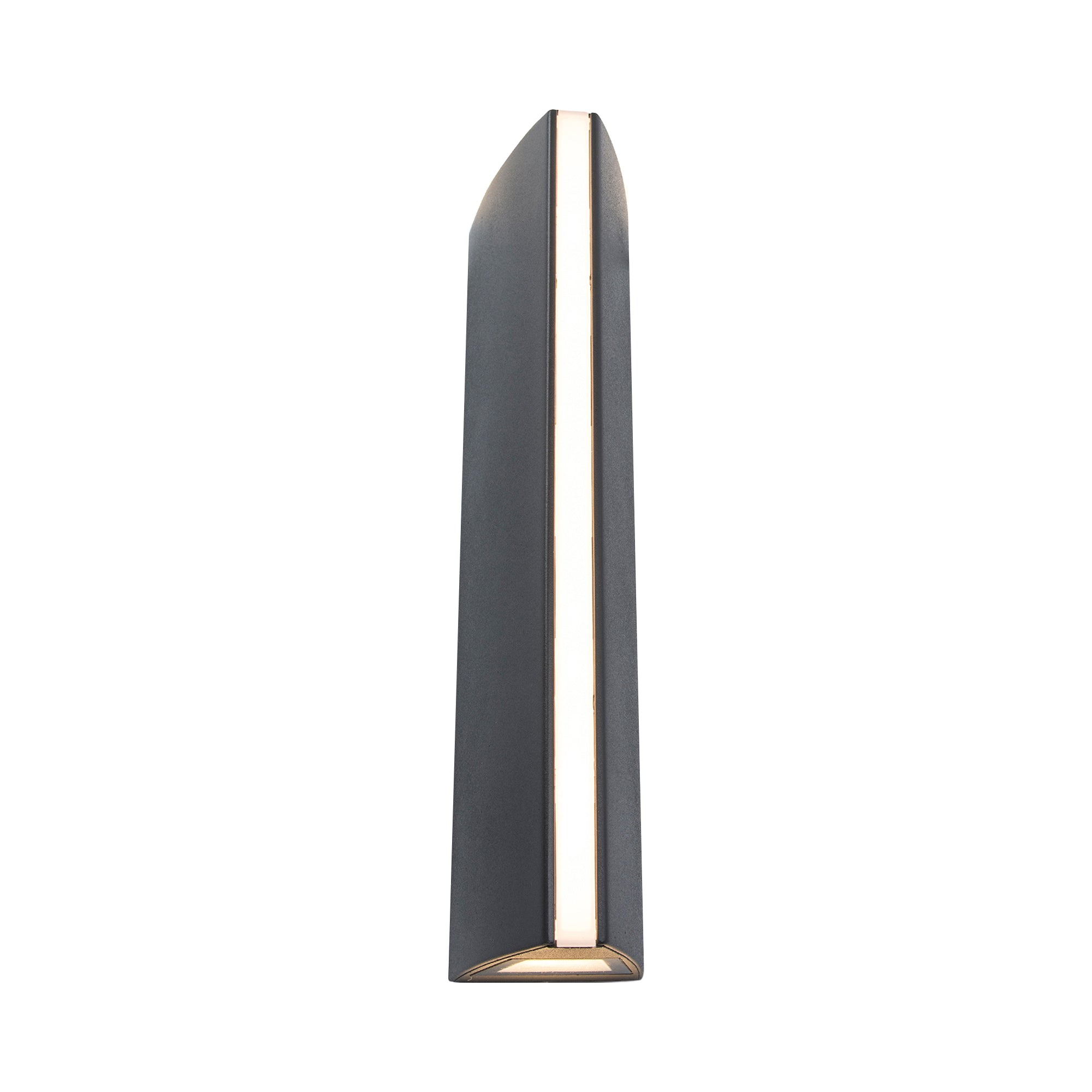 LEO LED zidna svjetiljka, tamno siva, 14.5W, 3000K, IP54, 300mm