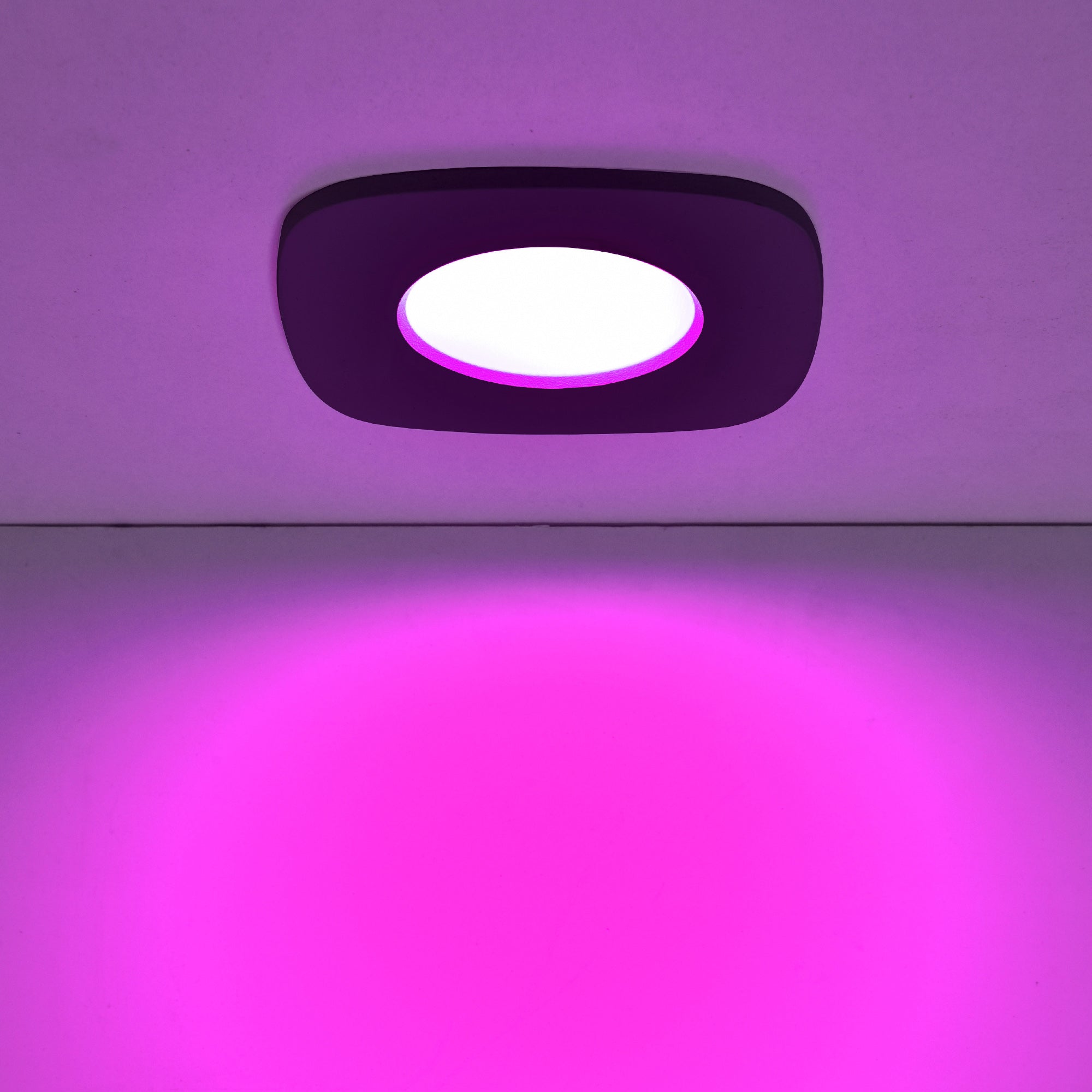 RINA pametna LED ugradbena svjetiljka 7,7W CCT+RGB crna