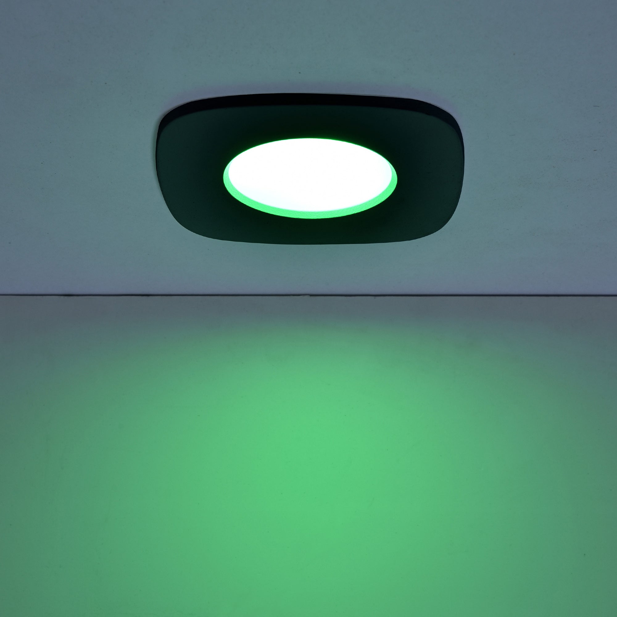 RINA pametna LED ugradbena svjetiljka 7,7W CCT+RGB crna