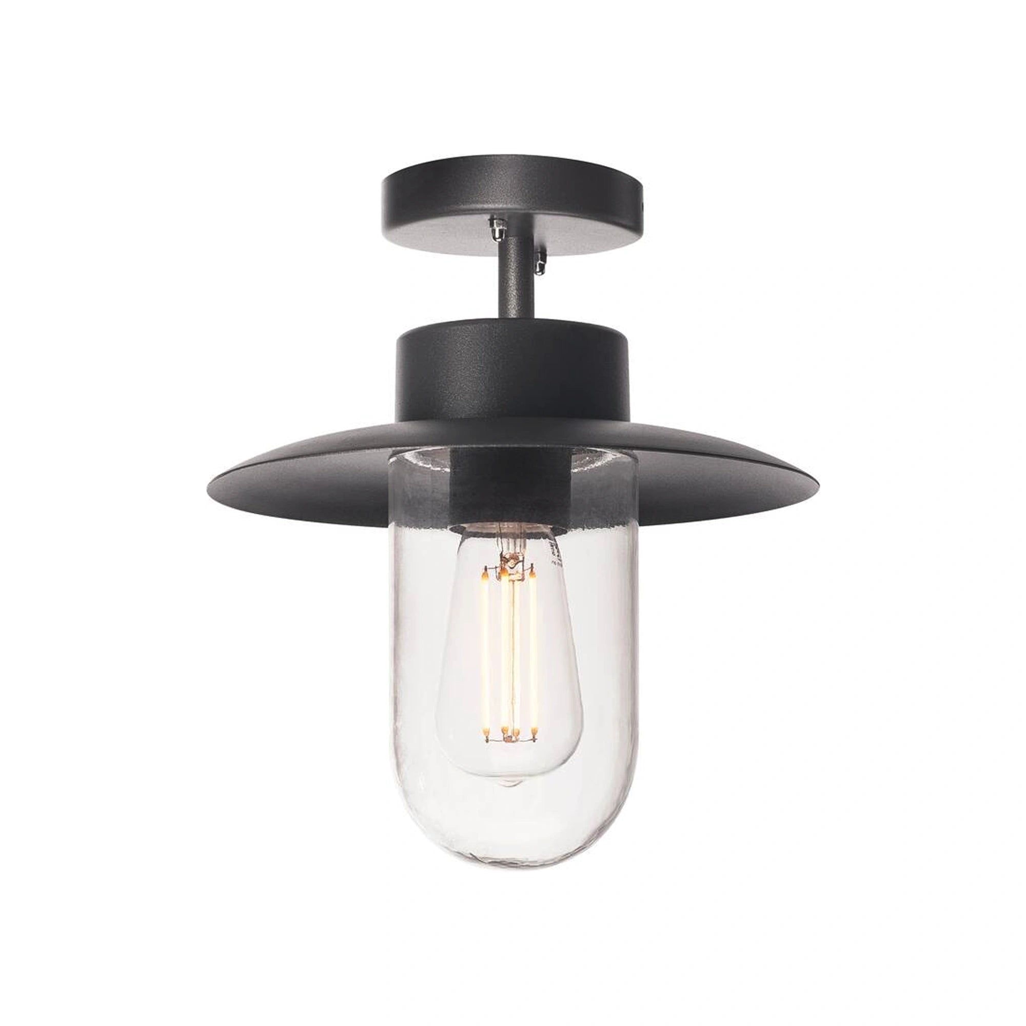 Stropna svjetiljka MOLAT, antracit, 1xE27, IP44