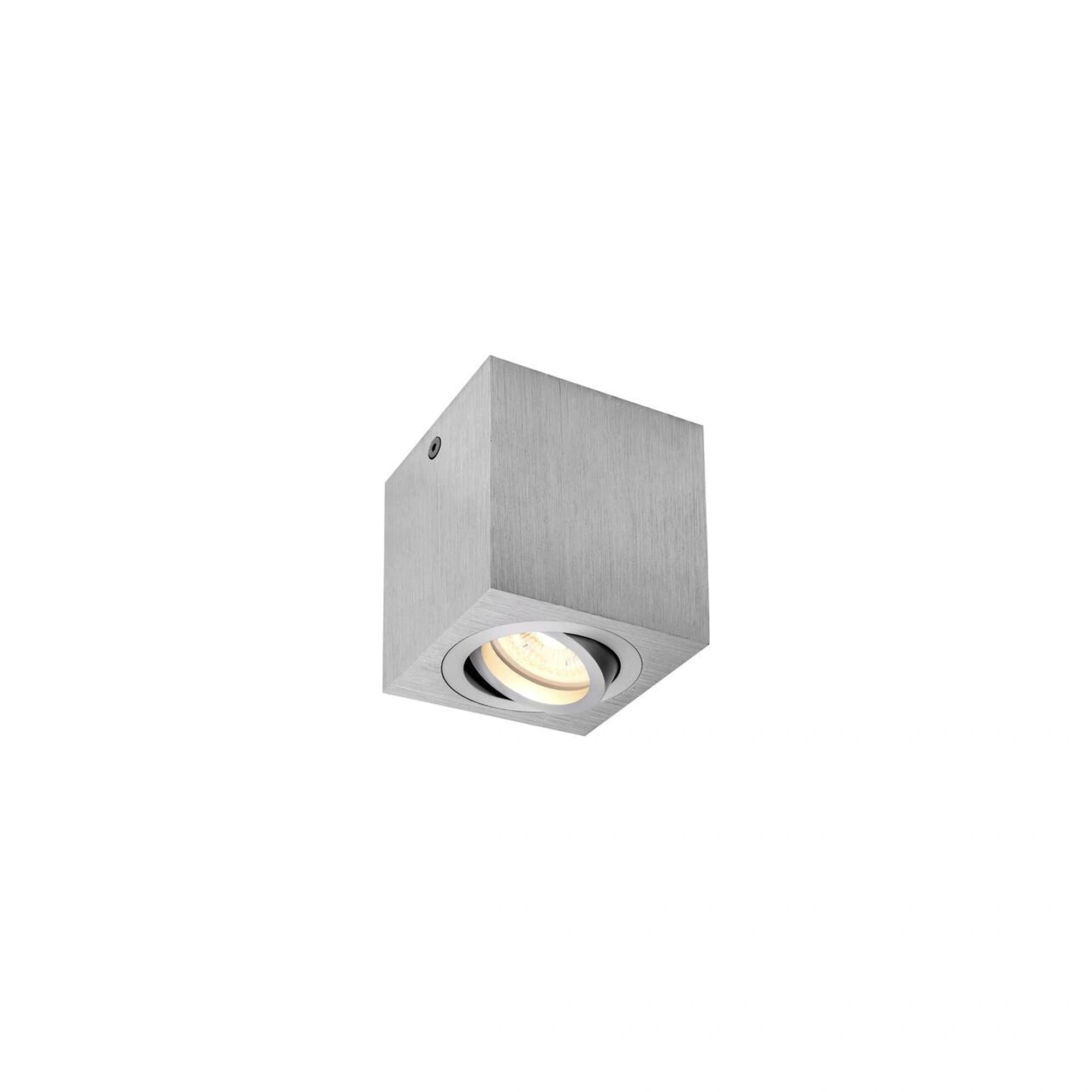 Spot svjetiljka TRILEDO, stropna, kvadratna, aluminij, 1xGU10, IP20