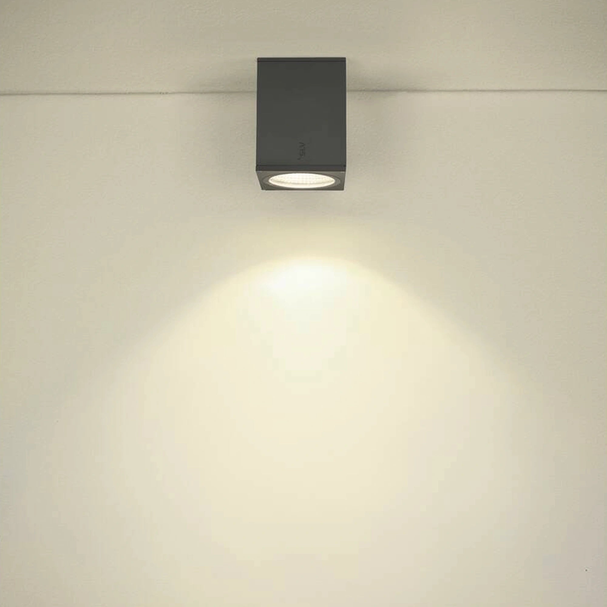 LED stropna svjetiljka ENOLA SQUARE S, antracit, 9W, 3000/4000K, IP65