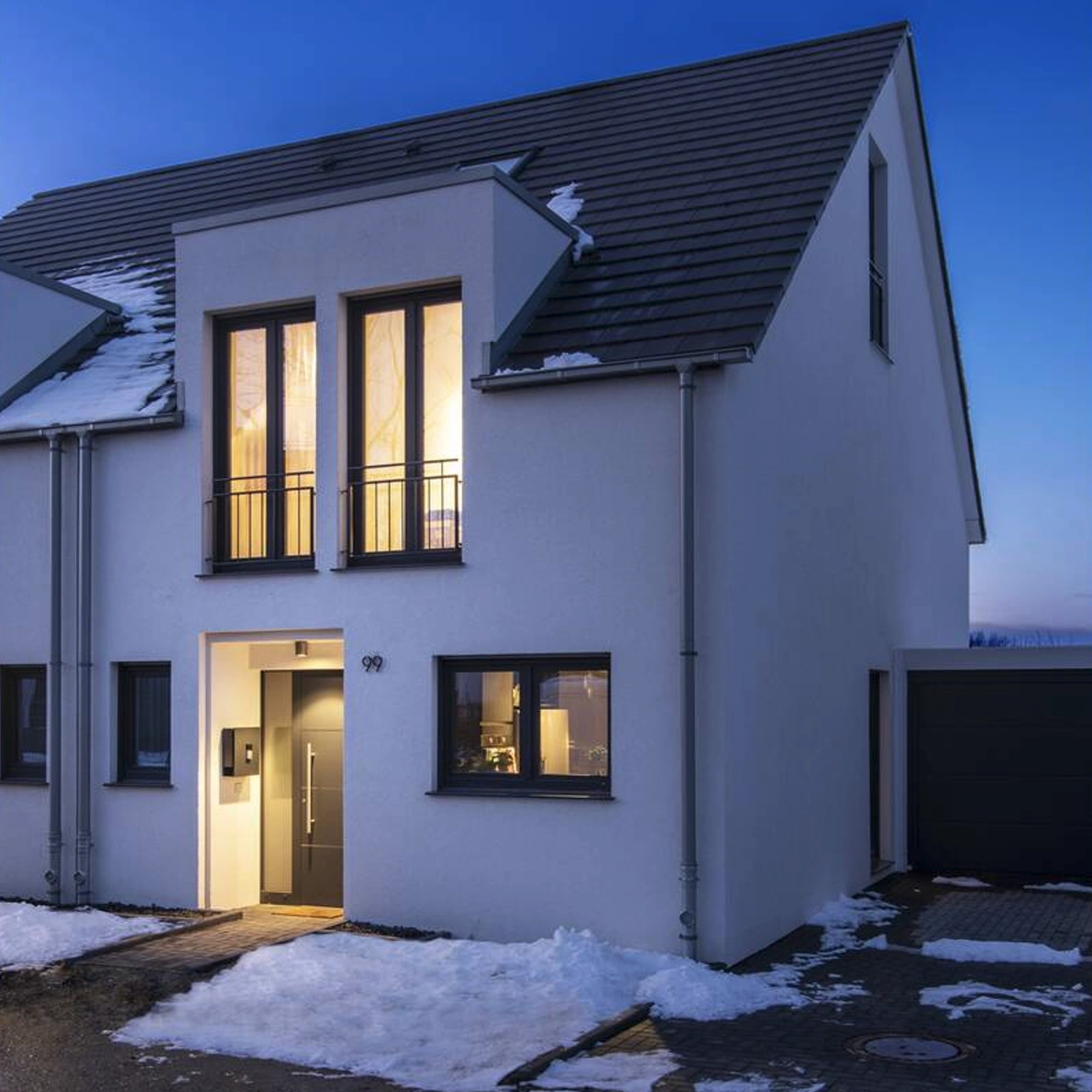 LED stropna svjetiljka ENOLA ROUND M, antracit, 11W, 3000/4000K, IP65