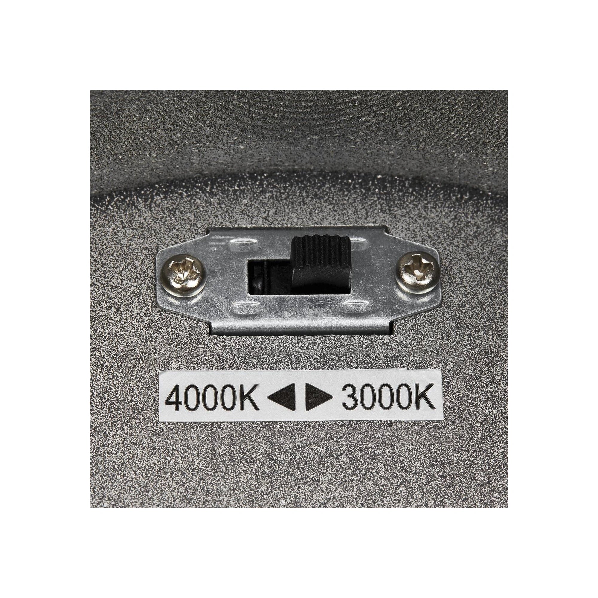 LED stropna svjetiljka ENOLA ROUND L, antracit, 36W, 3000/4000K, IP65