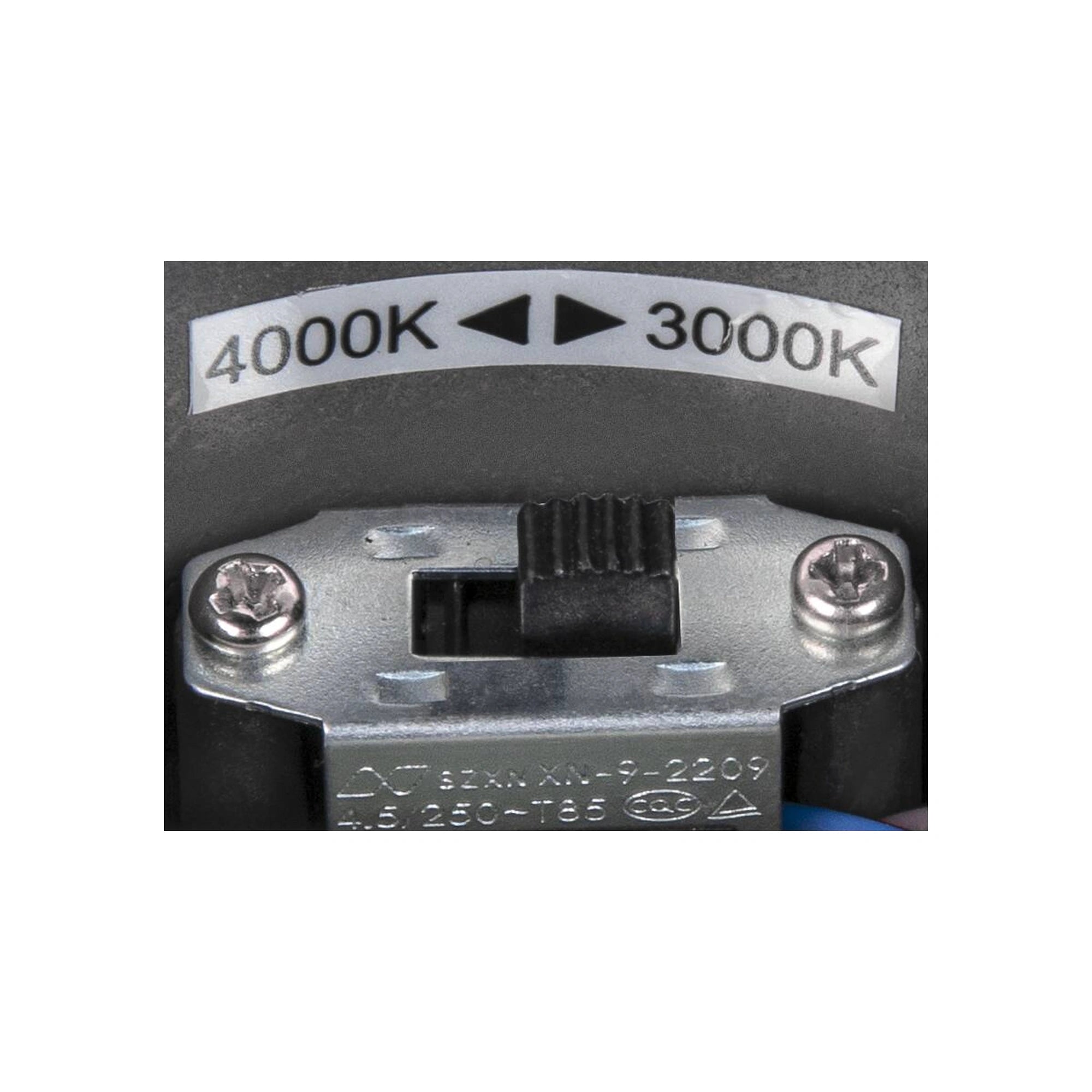 LED stropna svjetiljka OVALISK, antracit, 7.9W, 3000/4000K, IP65