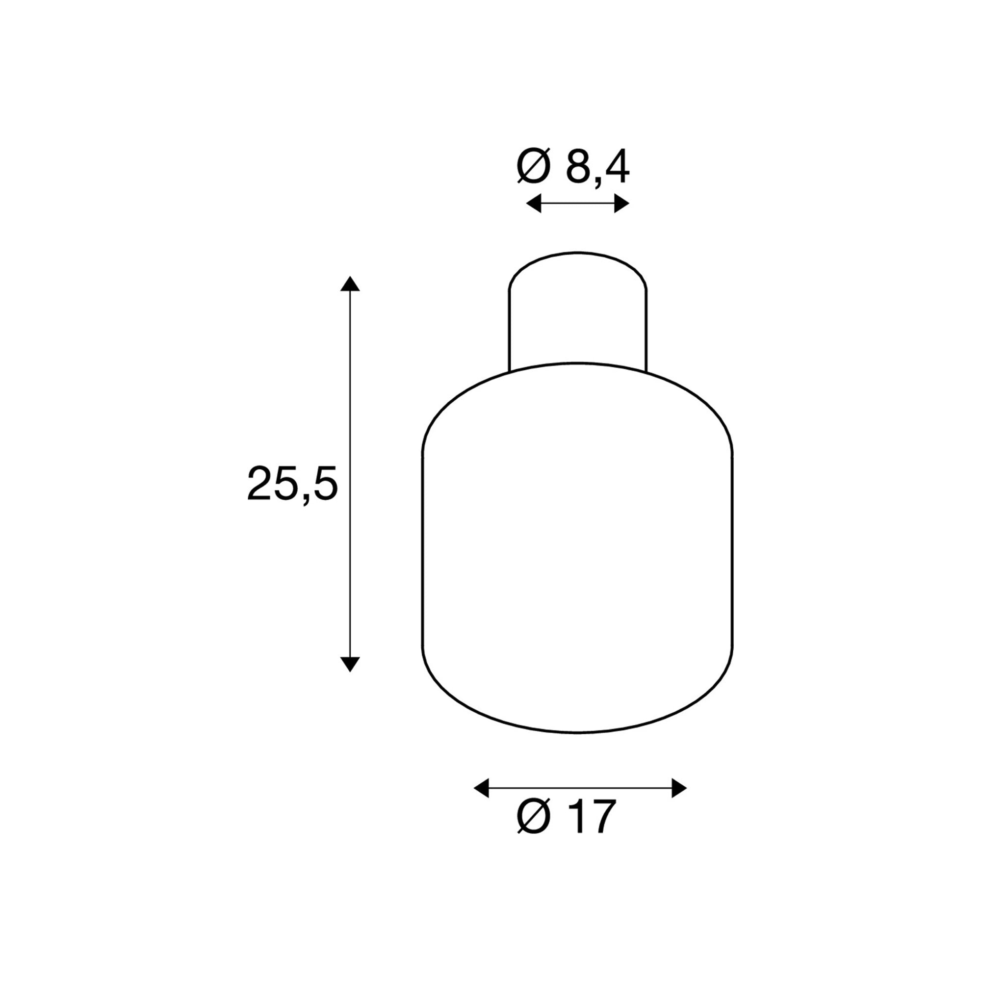 LED stropna svjetiljka OVALISK, antracit, 7.9W, 3000/4000K, IP65