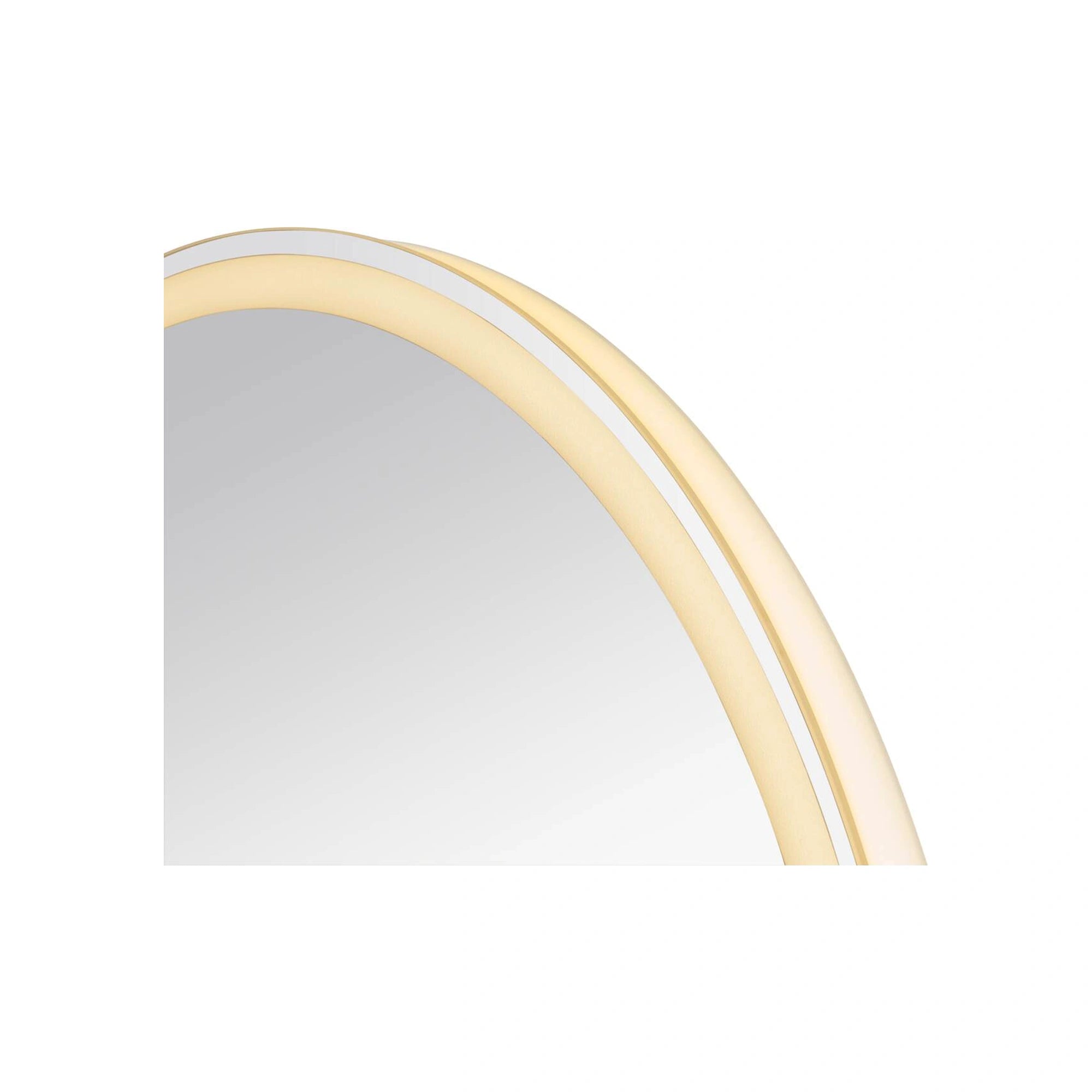 LED ogledalo TRUKKO, okruglo, prozirno/mliječno, 25W, CCT, IP44