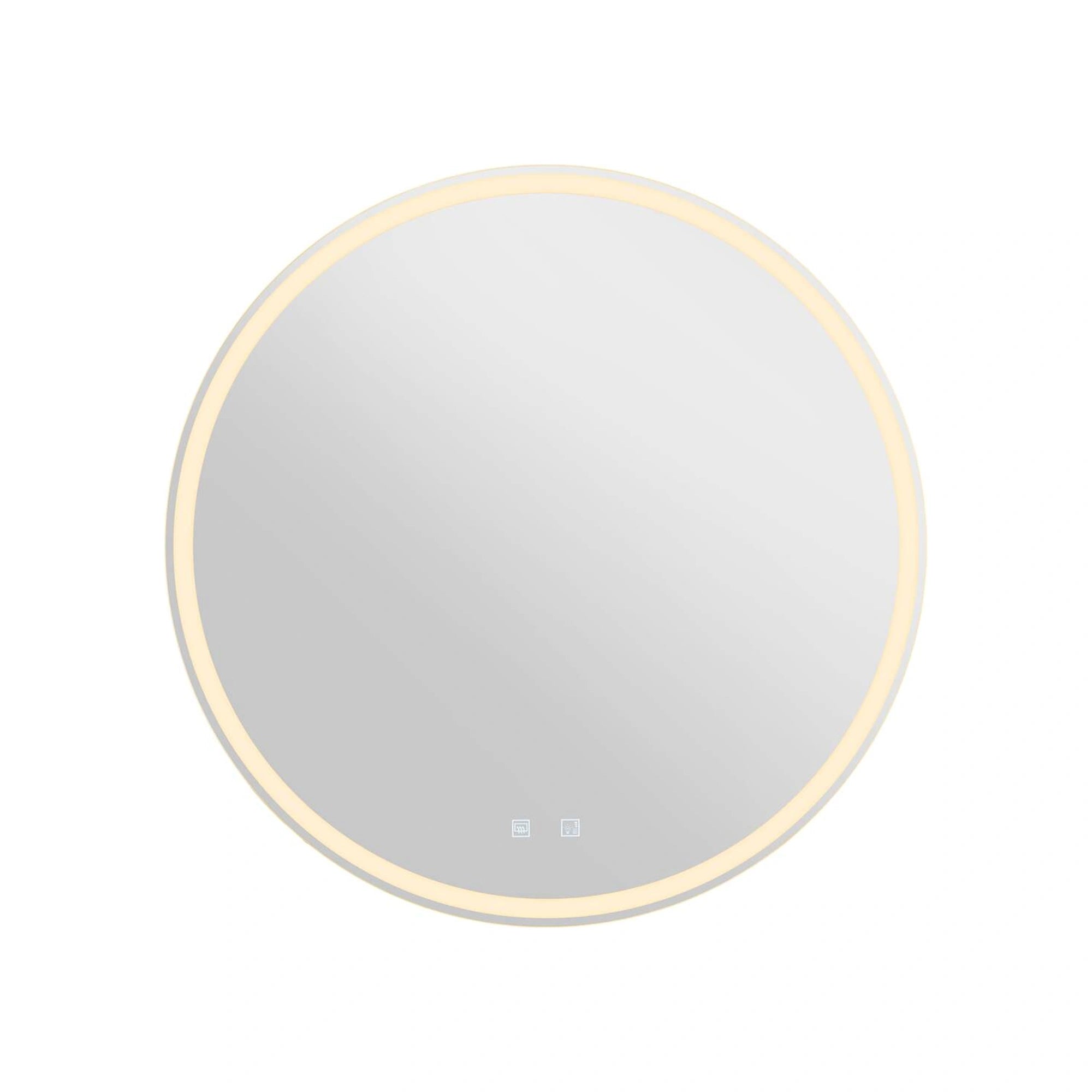 LED ogledalo TRUKKO 80, okruglo, prozirno/mliječno, 23W, CCT, IP44