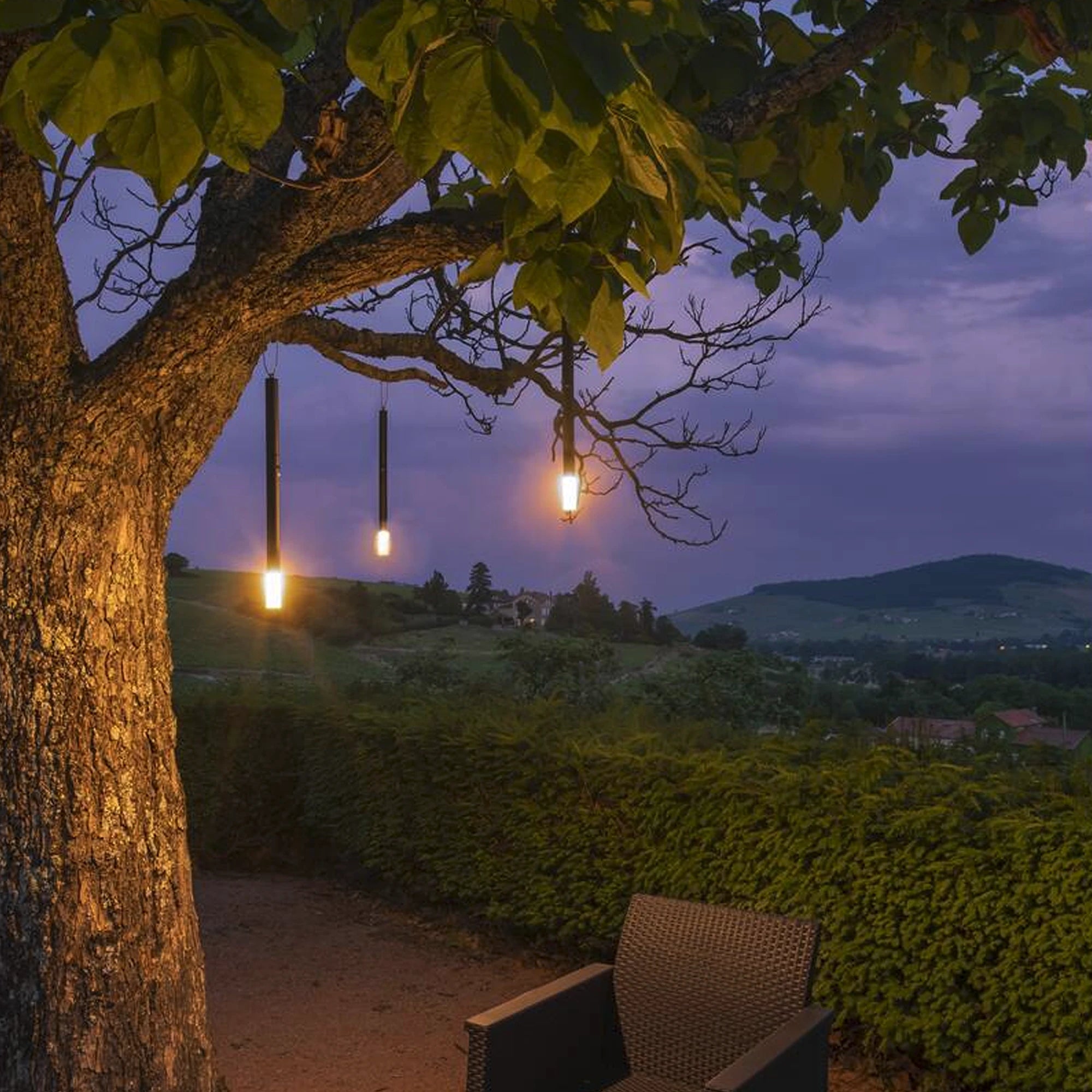 TAHA LED stolna lampa, crna, 5W, 2700K, IP65, 310mm