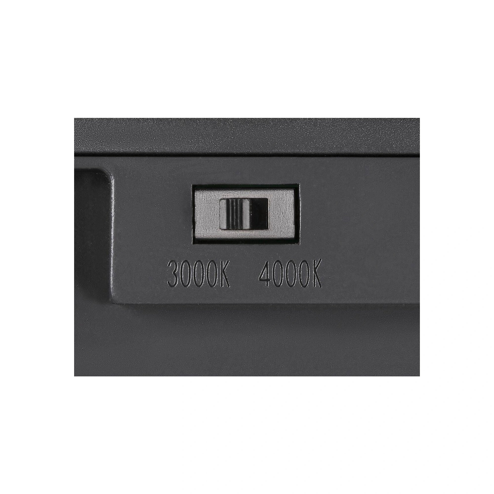 LED stropna svjetiljka ESKINA FRAME, antracit, 15W, 3000/4000K, IP65