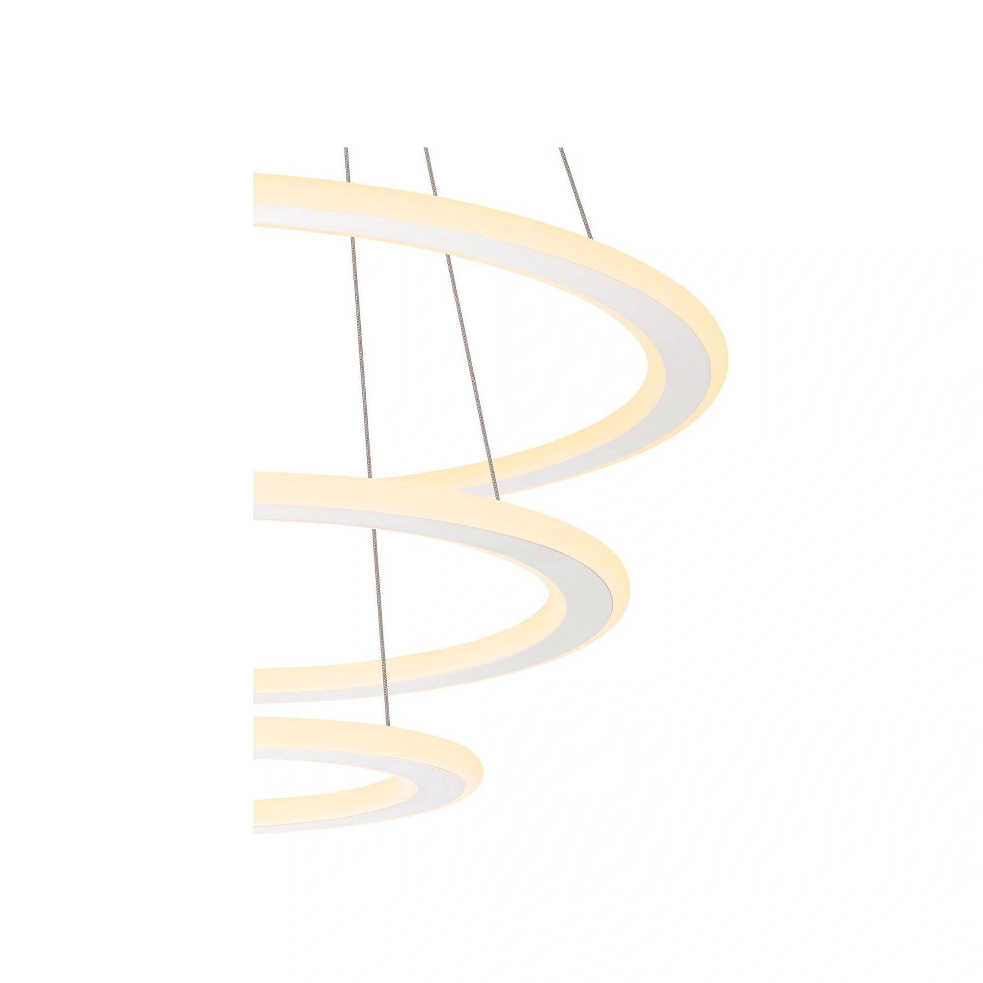 LED luster ONE FLAT, bijeli, DALI, 58W, 2700/3000K, IP20