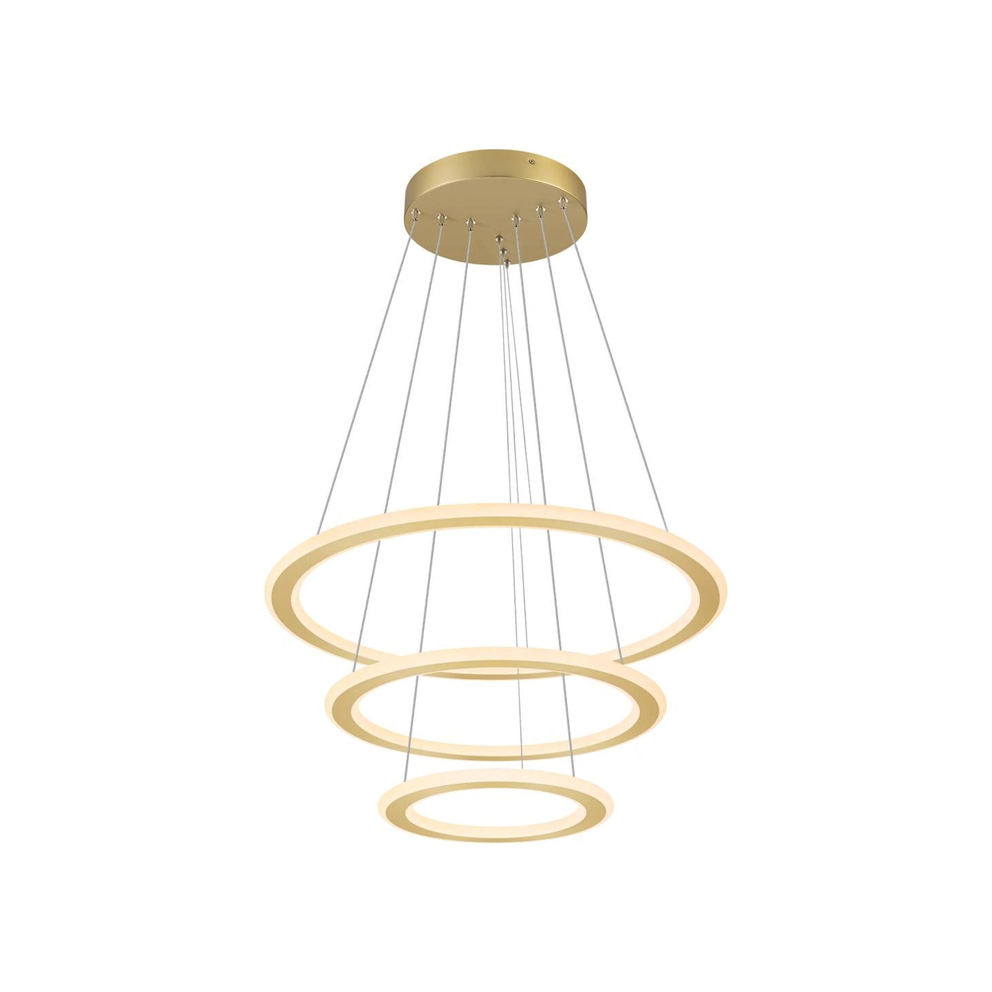 LED luster ONE FLAT, mesing, DALI, 58W, 2700/3000K, IP20