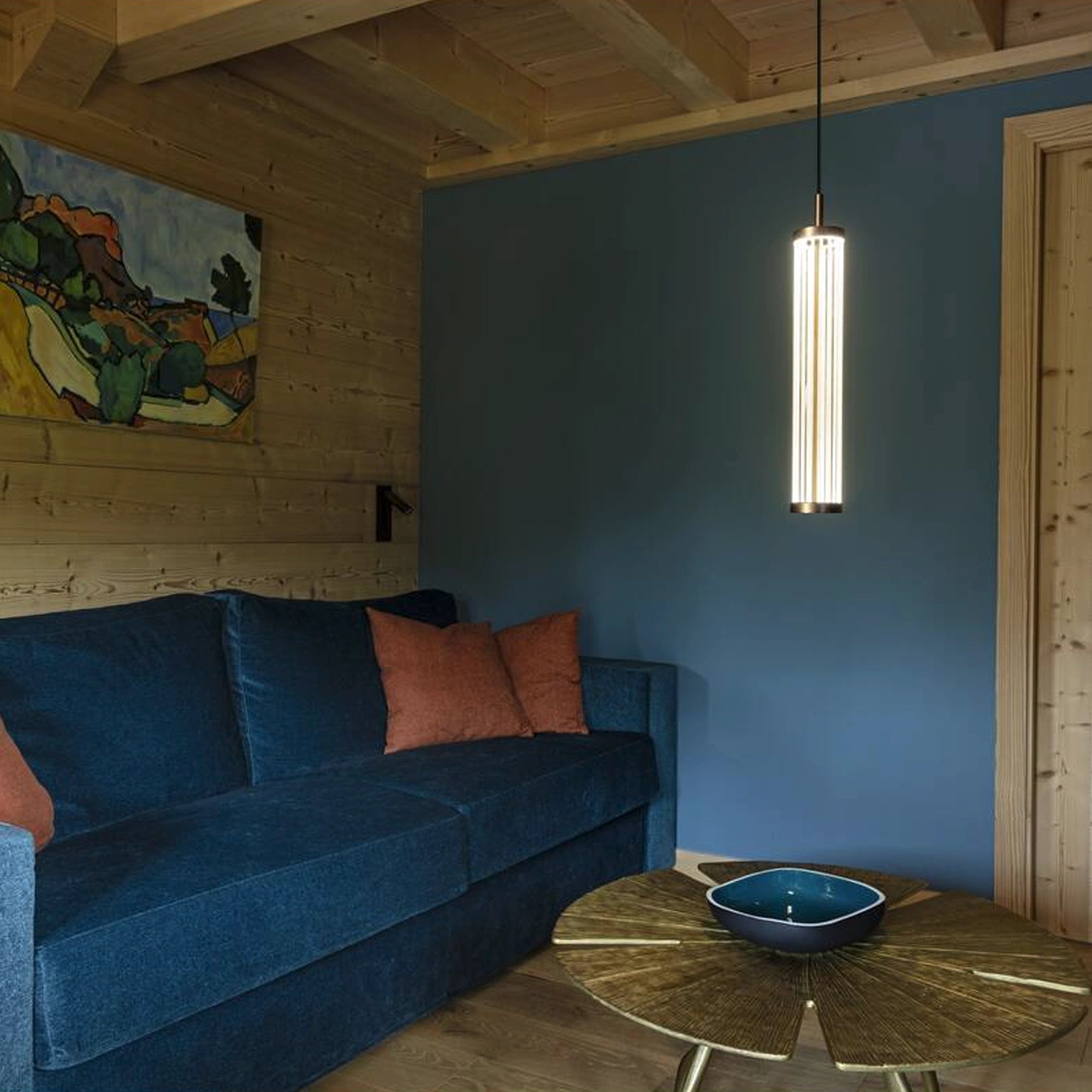 LED visilica QUIMERA, tamni bakar, 8.5W, 2700/3000K, IP20