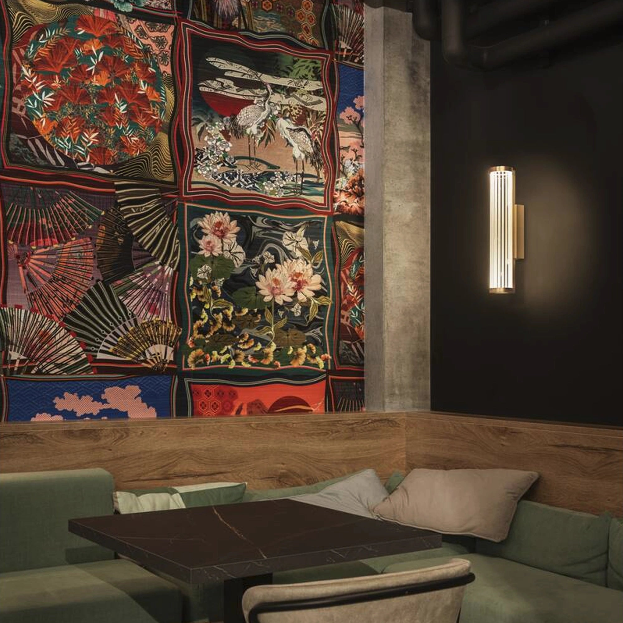 LED zidna svjetiljka QUIMERA, mesing, 8.5W, 2700/3000K, IP20