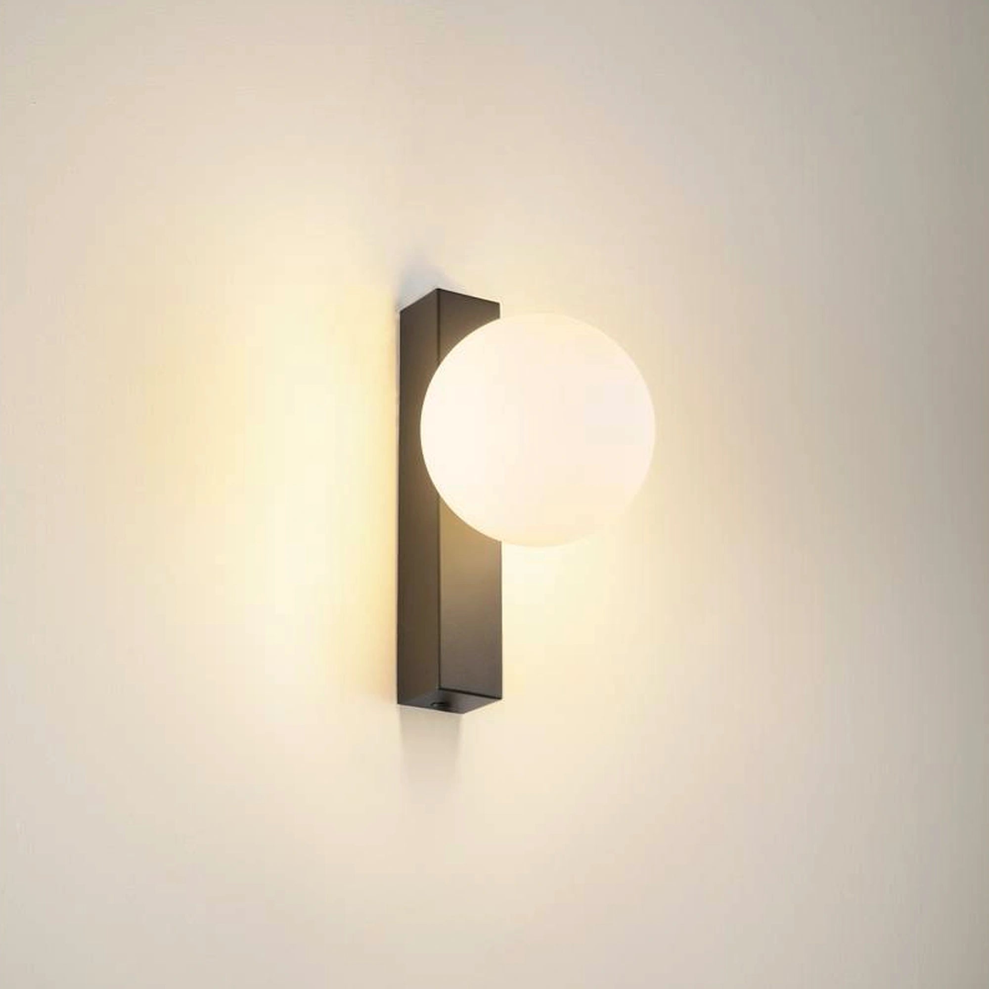 Zidna svjetiljka SUN, kvadratna, crna, 1xG9, IP20