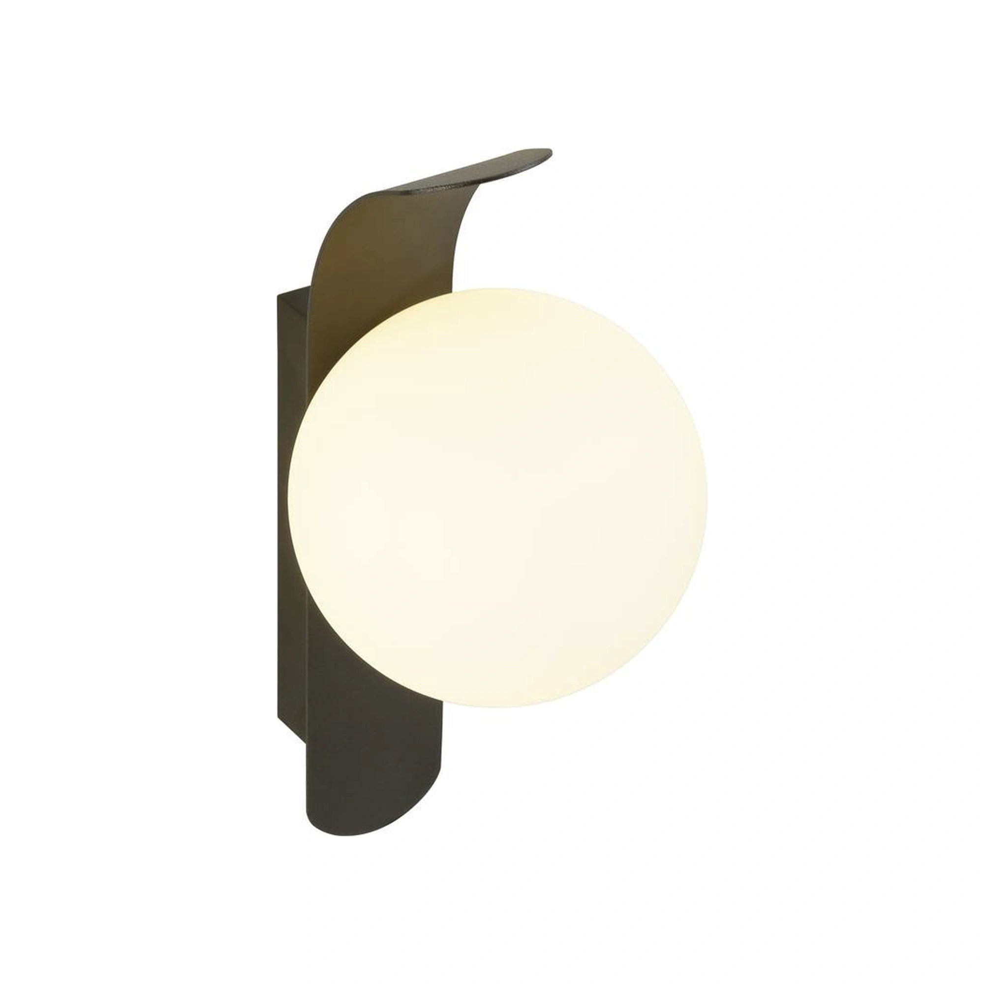 Zidna svjetiljka SUN, okrugla, crna, 1xG9, IP20