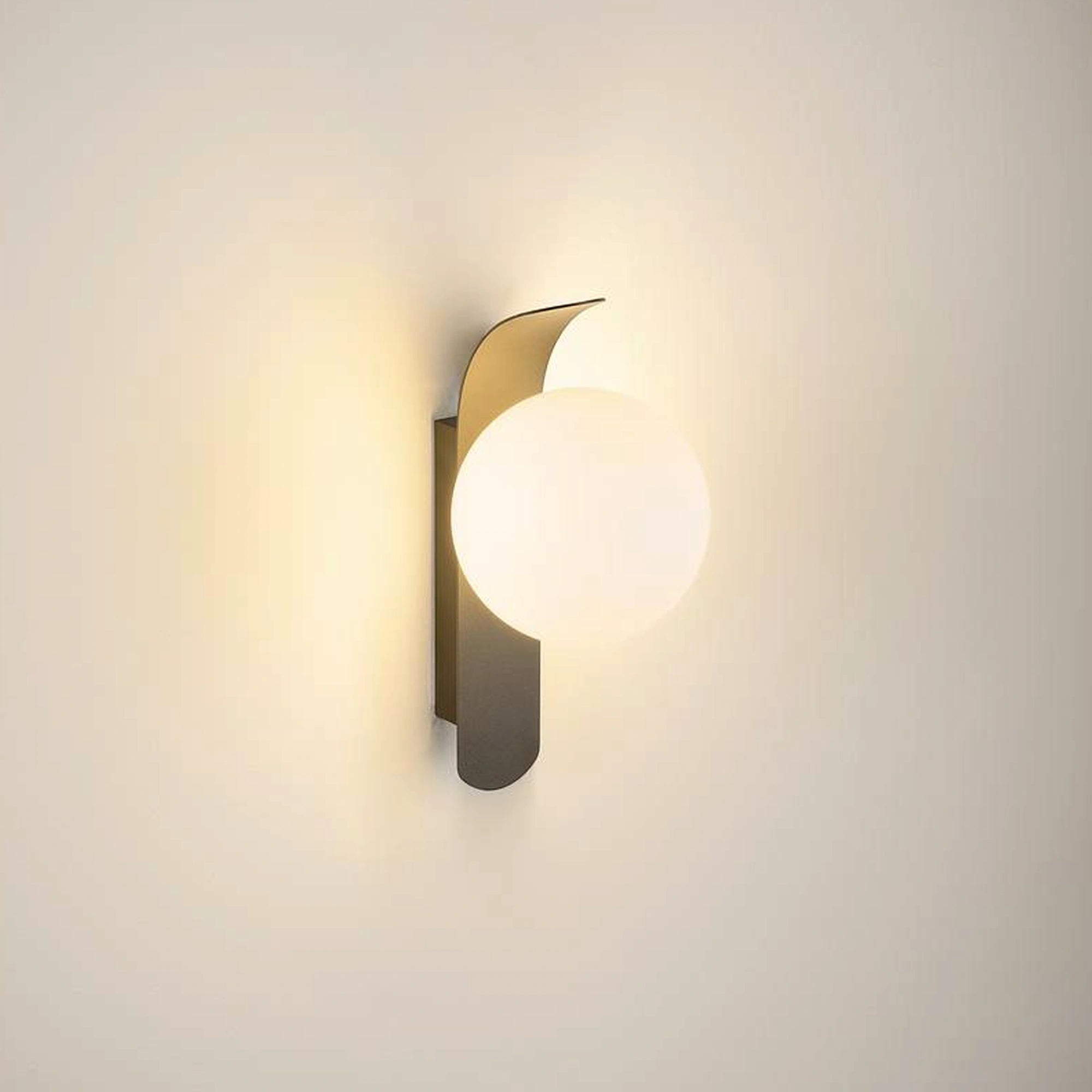 Zidna svjetiljka SUN, okrugla, crna, 1xG9, IP20