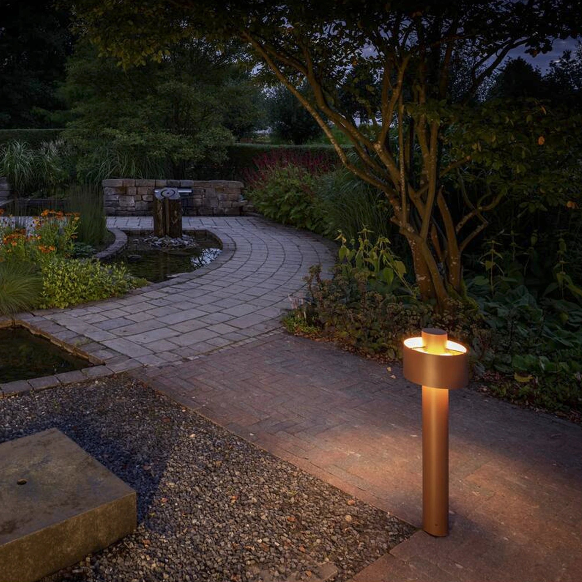 Vrtna svjetiljka PHOTONI CYL 75, rust, 1xE27, IP65, 750mm