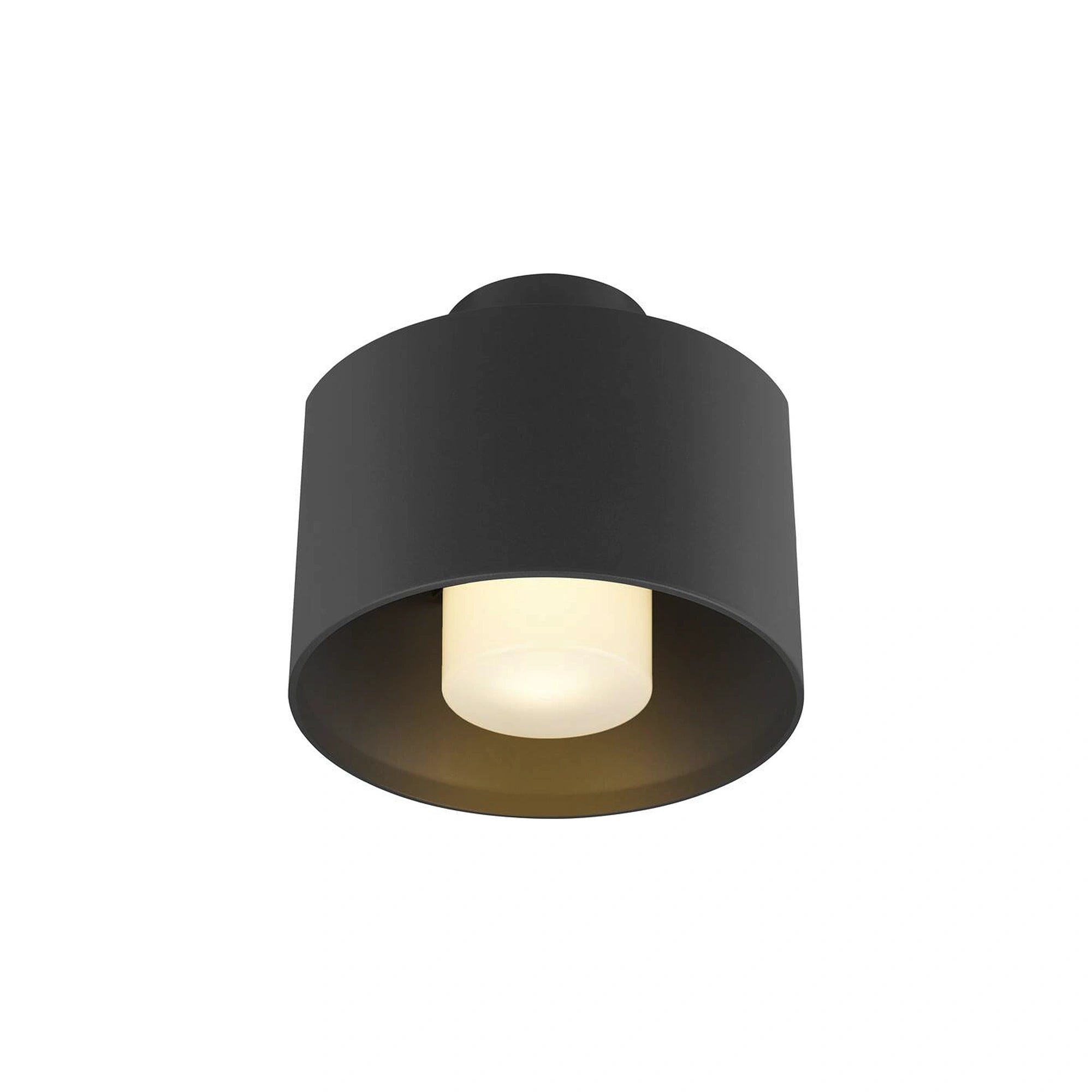 Stropna svjetiljka PHOTONI CYL, crna, 1xE27, IP65