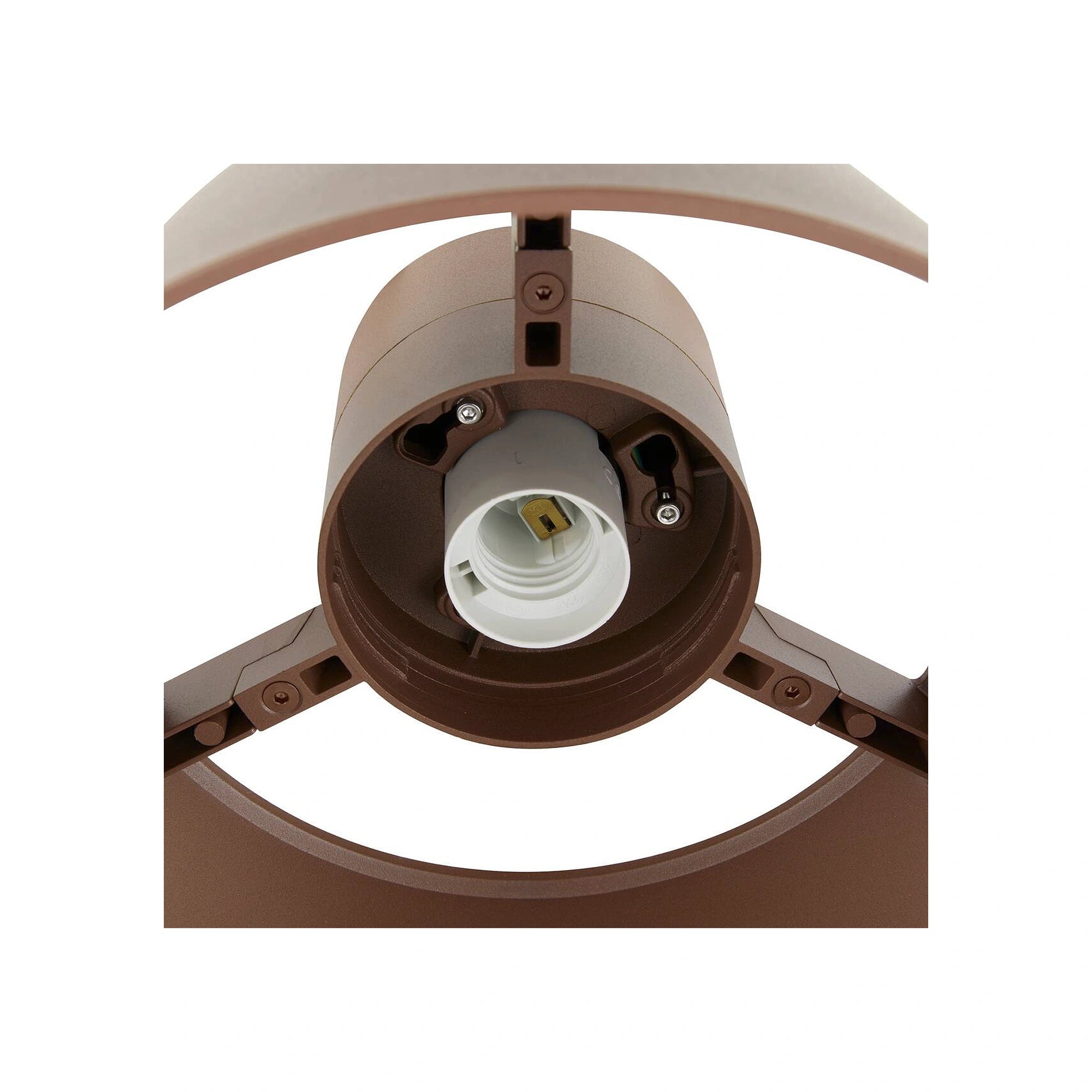 Stropna svjetiljka PHOTONI CYL, rust, 1xE27, IP65