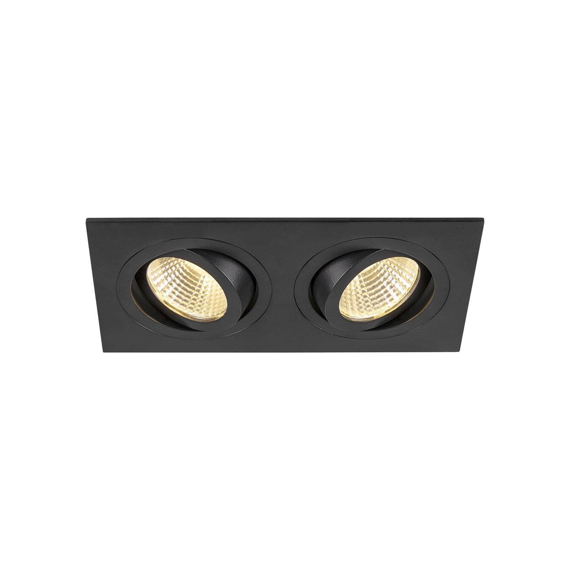 LED ugradbena svjetiljka NEW TRIA 155, stropna, crna, 14W, IP20