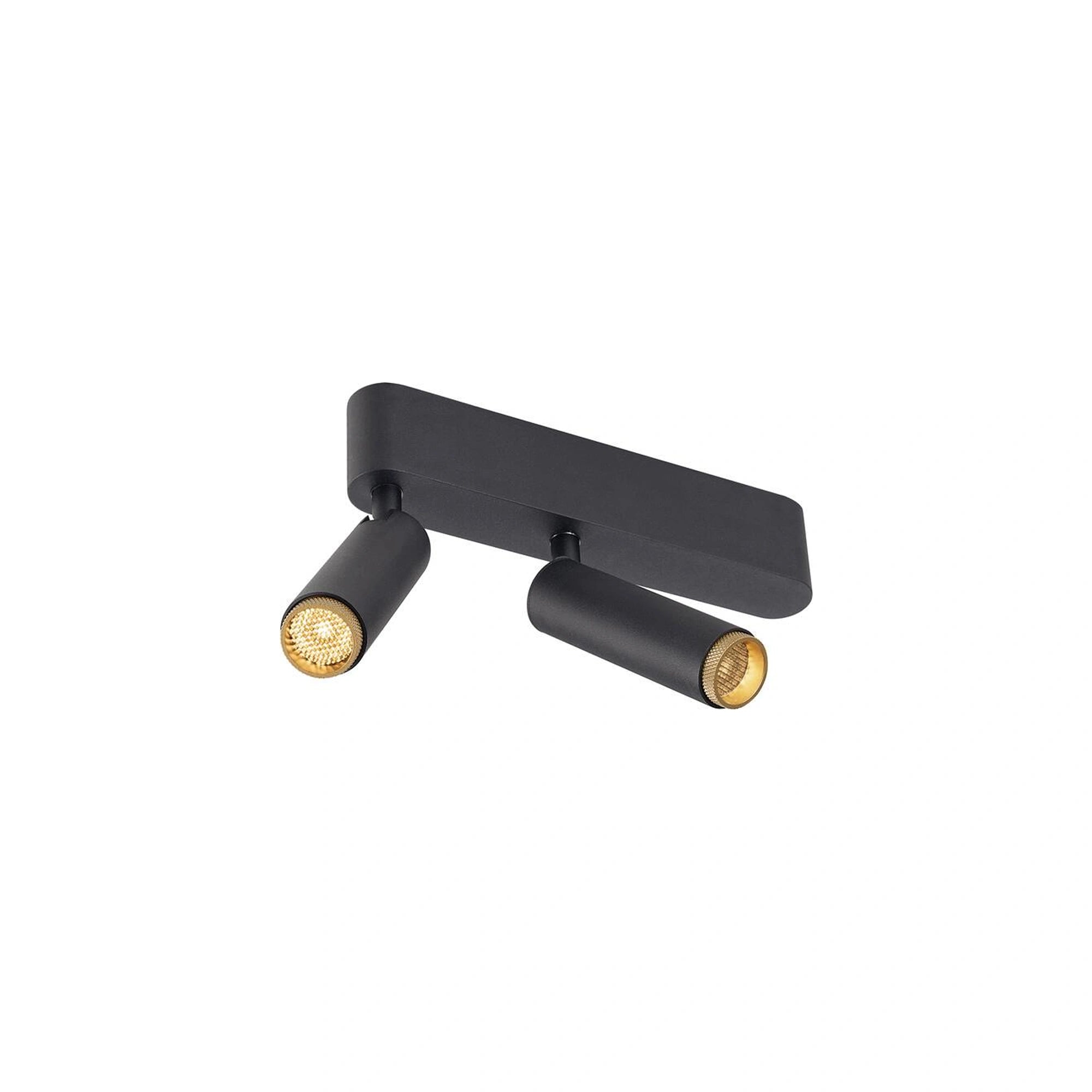 LED spot svjetiljka GRIP! S, stropna, crno/zlatna, 21W, IP20