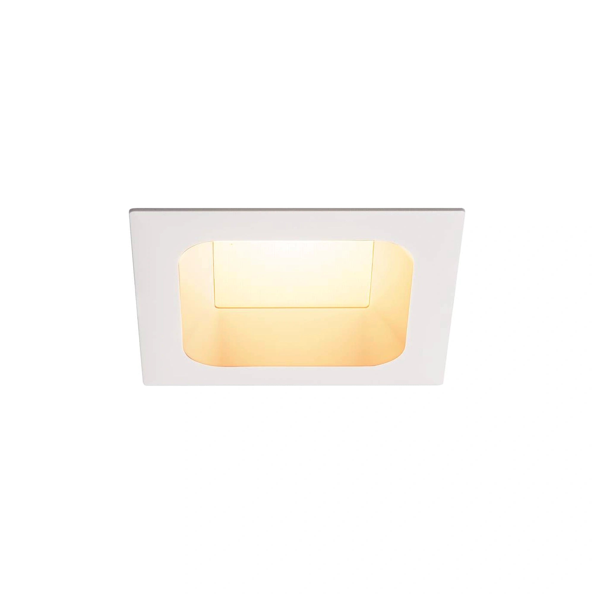 LED ugradbena svjetiljka VERLUX, stropna, bijela, 22W, 3000K, IP20