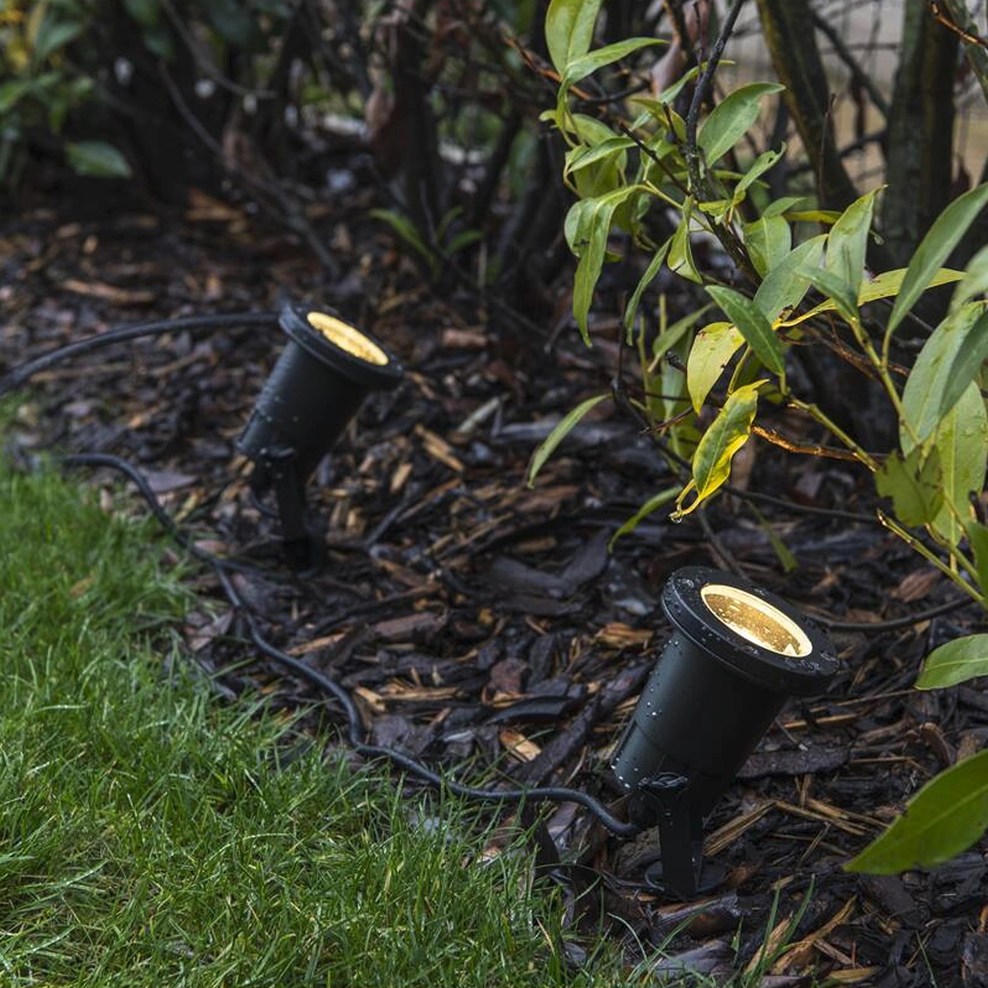 Vrtna spot svjetiljka BIG NAUTILUS, ubodna, crna, 1xGU10, IP44/IP65