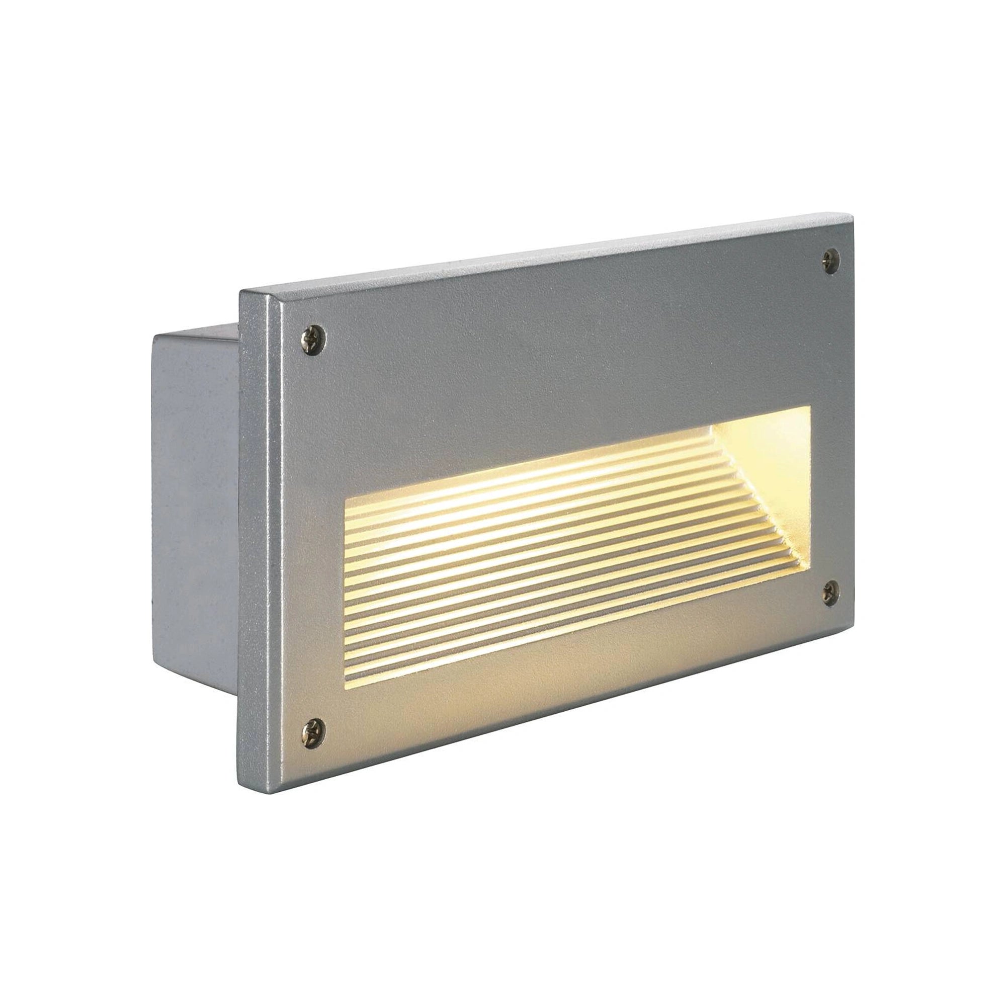 Zidna svjetiljka BRICK DOWNUNDER, ugradbena, siva, 1xE14, IP44