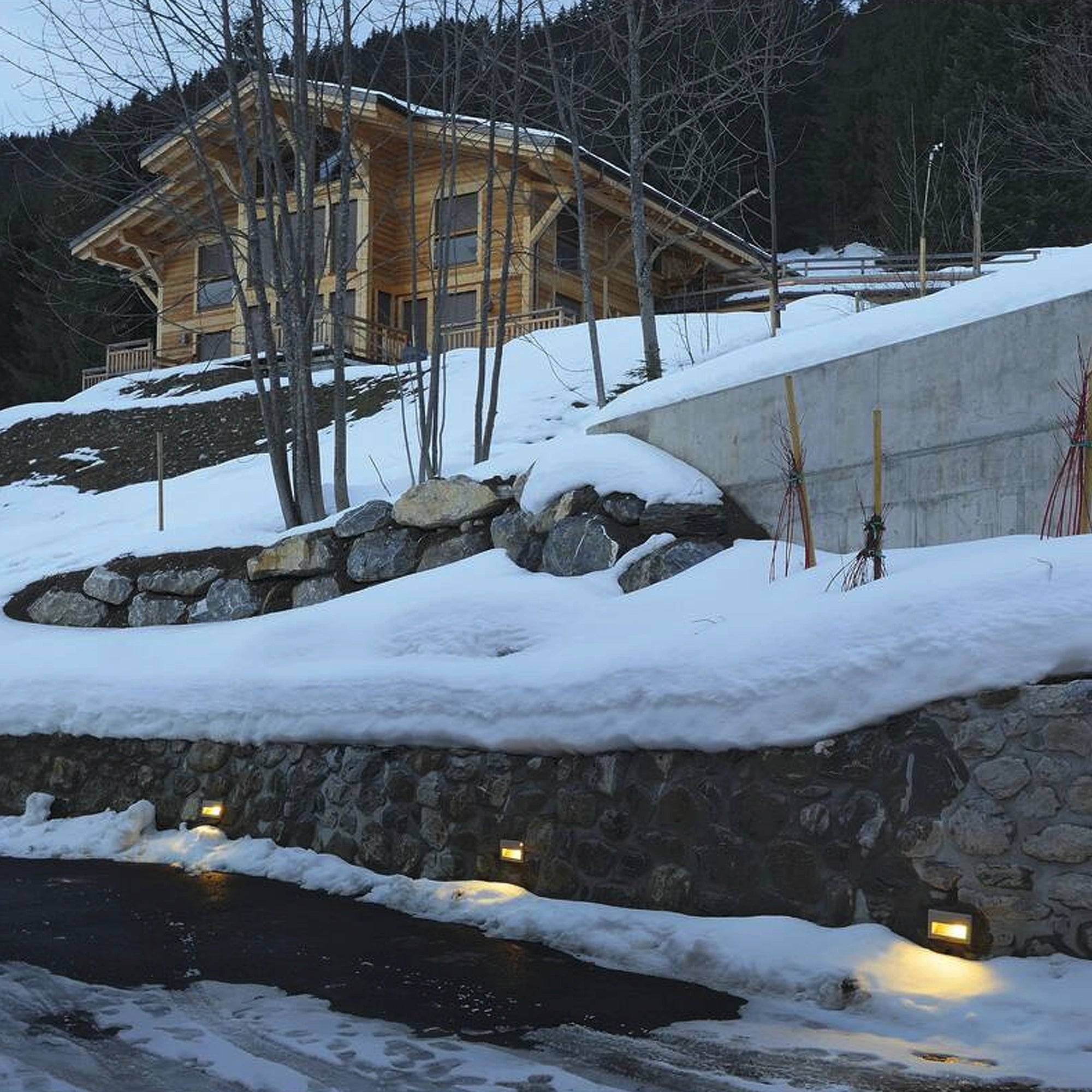 Zidna svjetiljka BRICK DOWNUNDER, ugradbena, siva, 1xE14, IP44