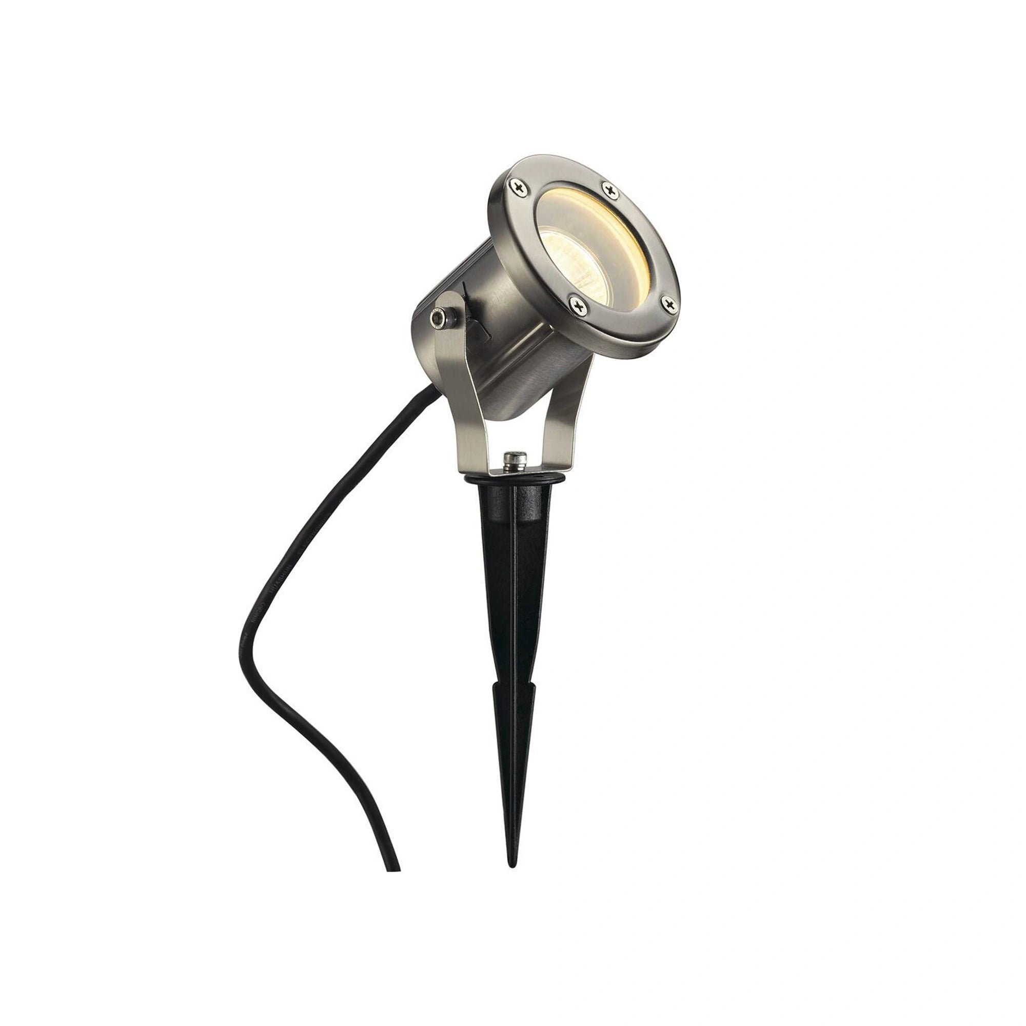 Vrtna spot svjetiljka NAUTILUS 10, ubodna, nehrđajući čelik, 1xGU10, IP55