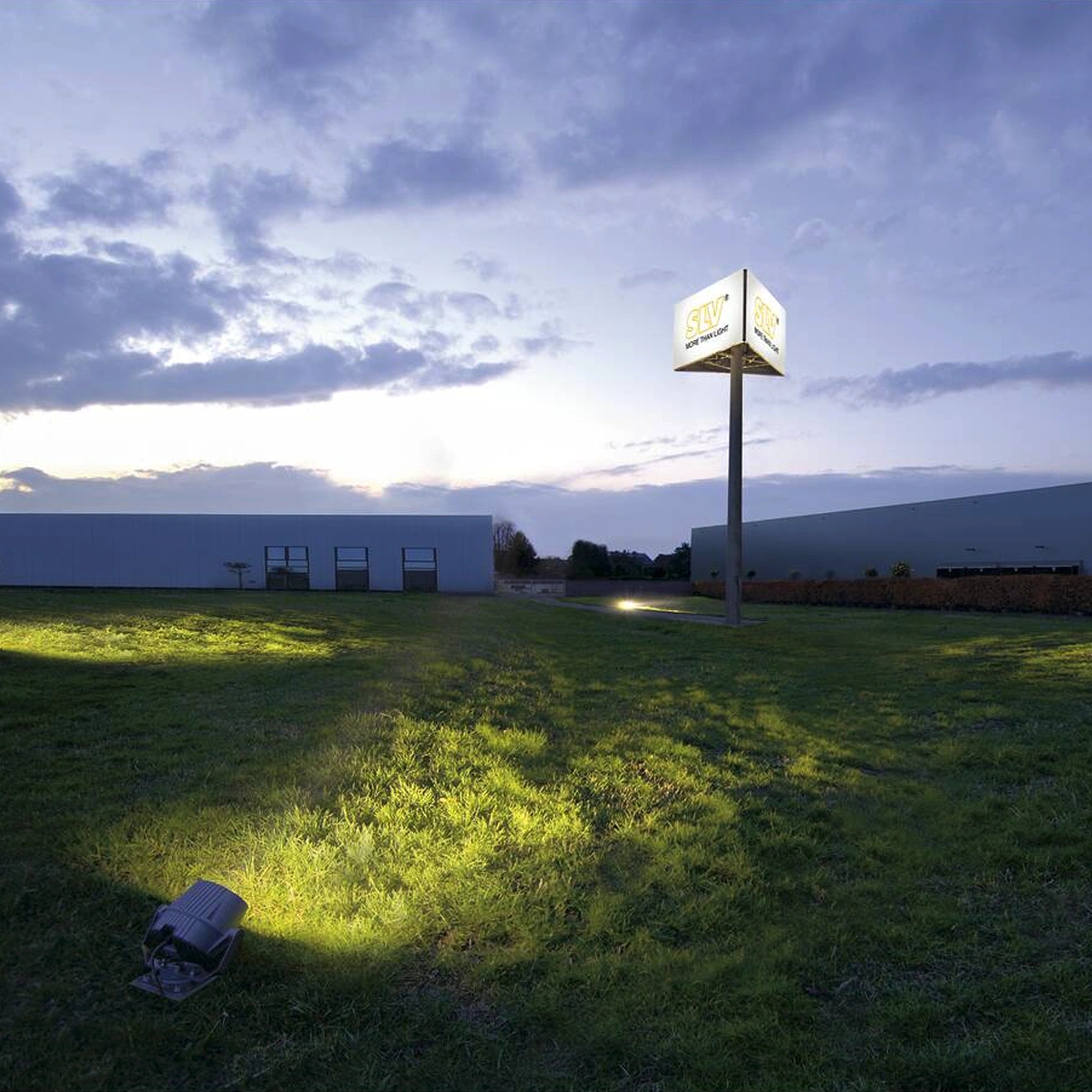 LED vrtna spot svjetiljka FLAC BEAM, siva, 27W, 3000K, IP65