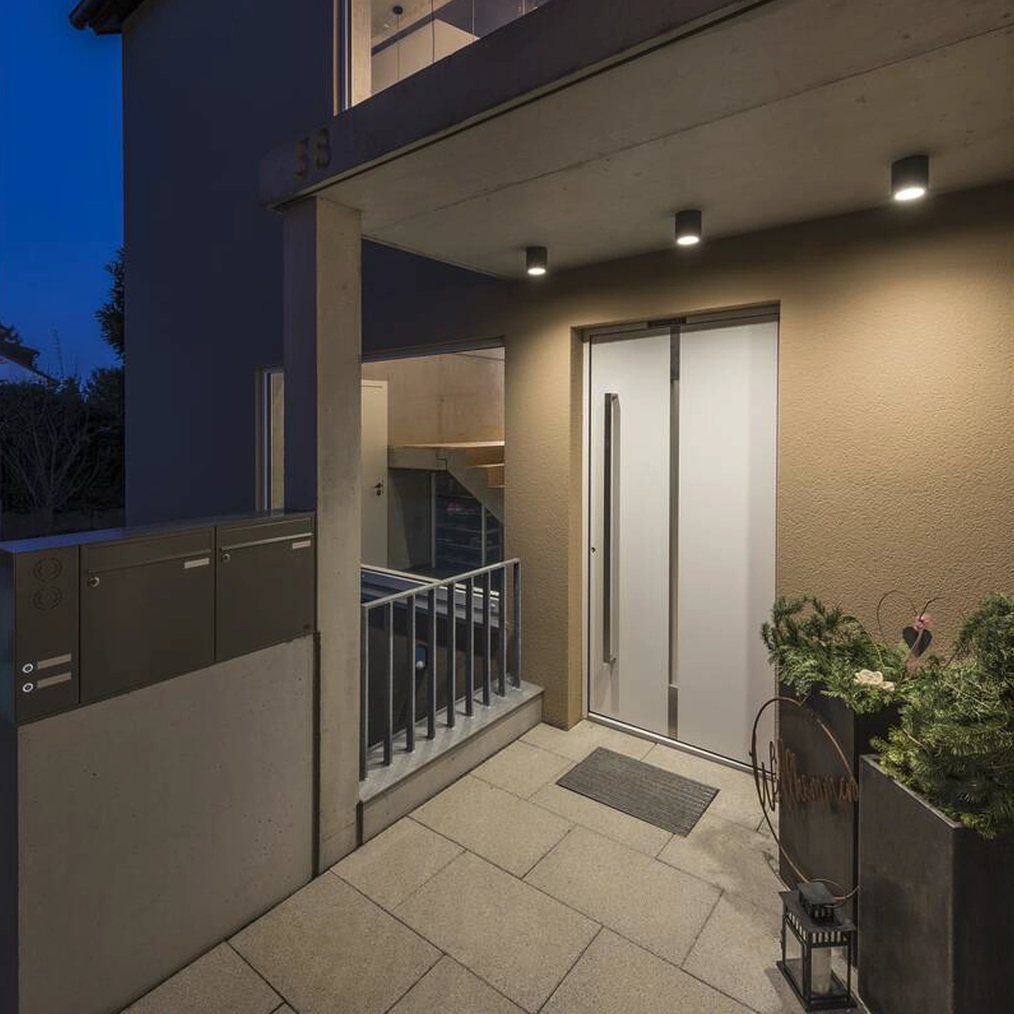 Stropna svjetiljka SITRA, antracit, 1xGX53, IP44