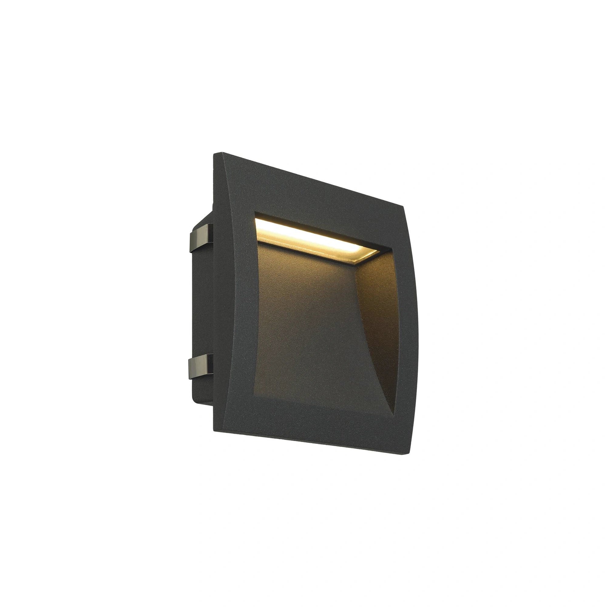 LED zidna svjetiljka DOWNUNDER OUT L, ugradbena, antracit, 4W, 3000K, IP55