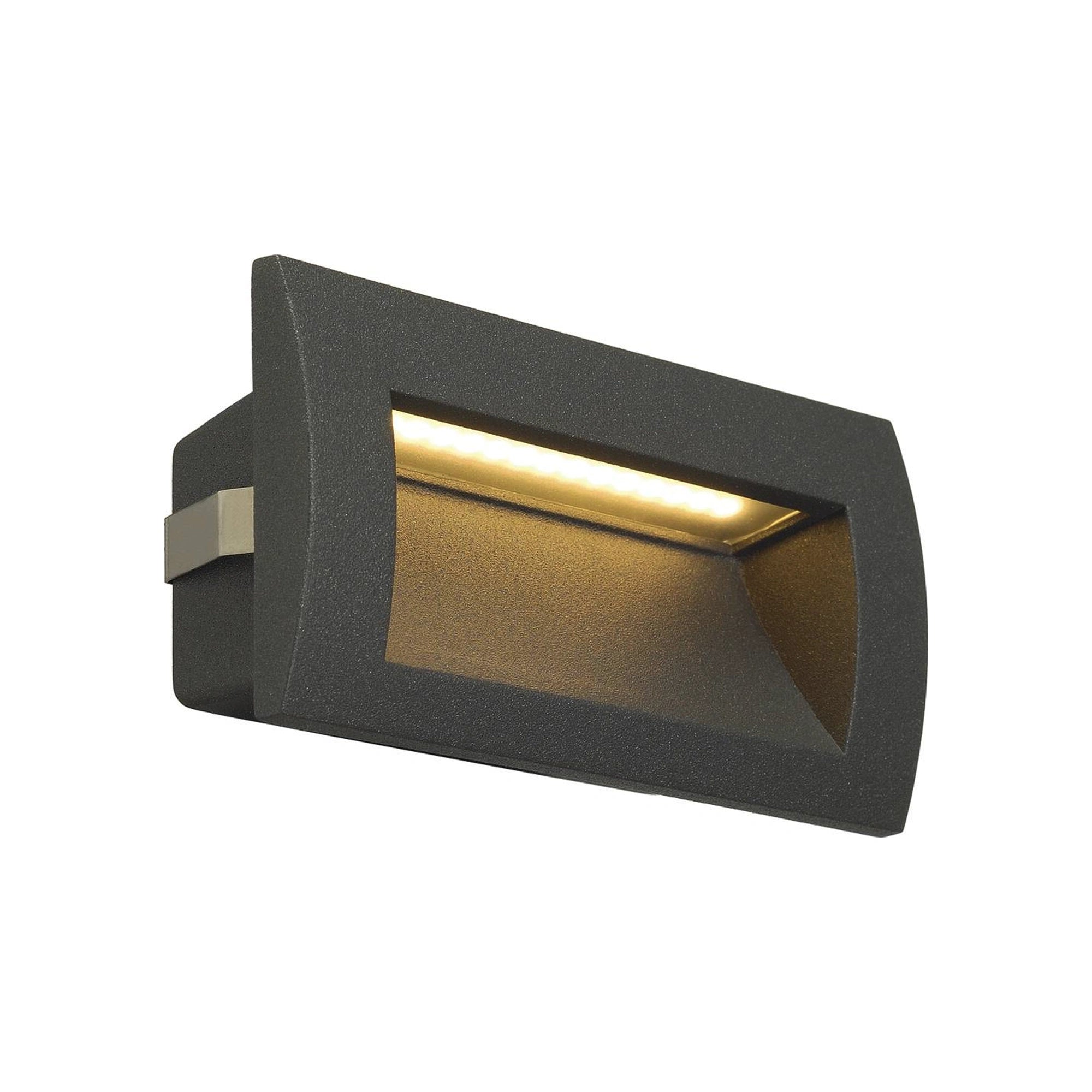 LED zidna svjetiljka DOWNUNDER OUT M, ugradbena, antracit, 4W, 3000K, IP55