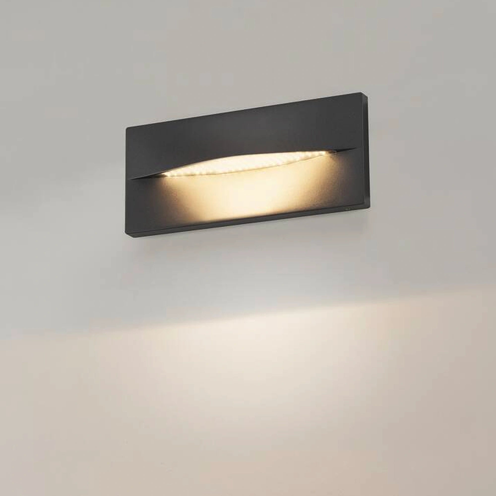 LED zidna svjetiljka ADI, ugradbena, antracit, 18W, 3000K, IP55