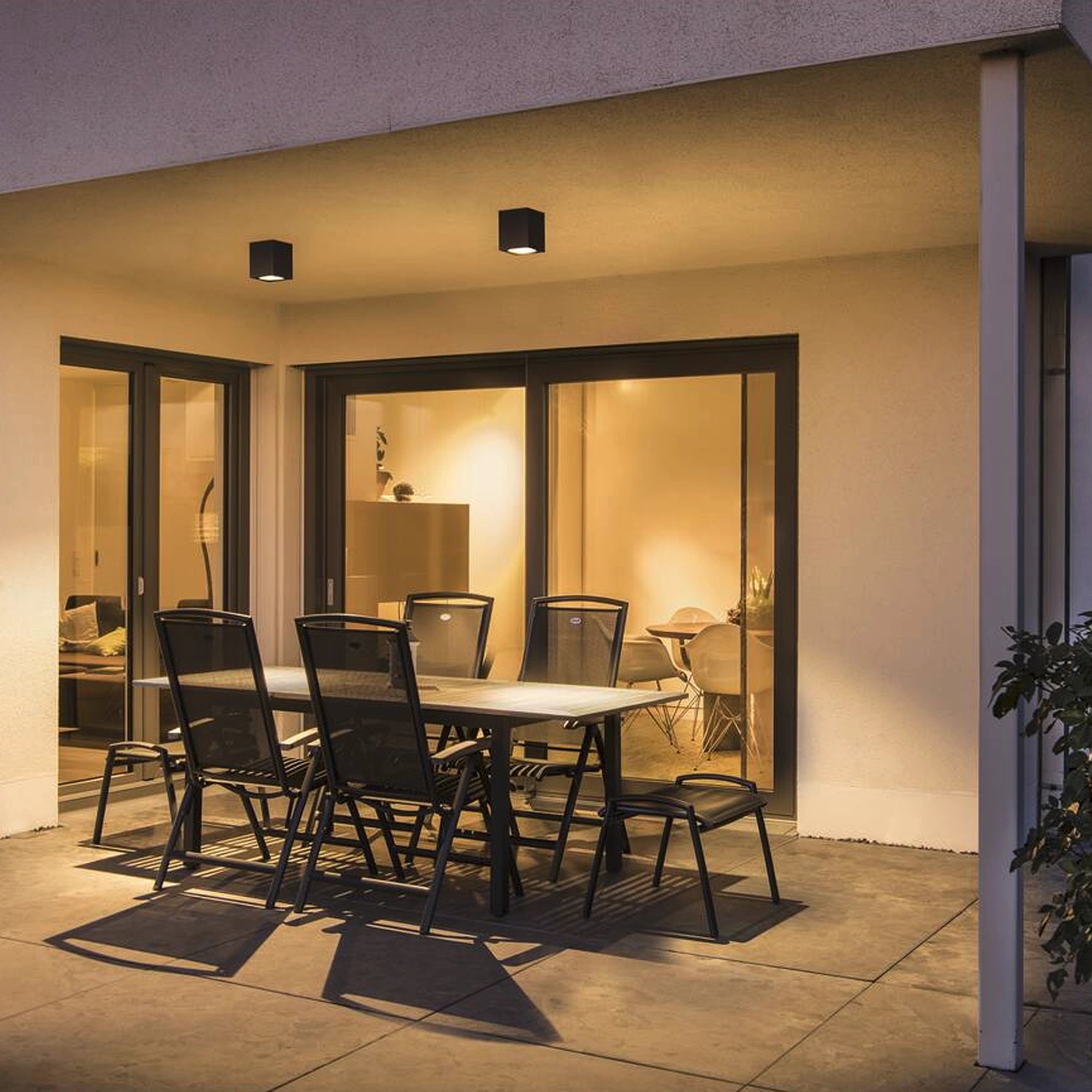 LED stropna svjetiljka BIG THEO, antracit, 21W, 3000K, IP44