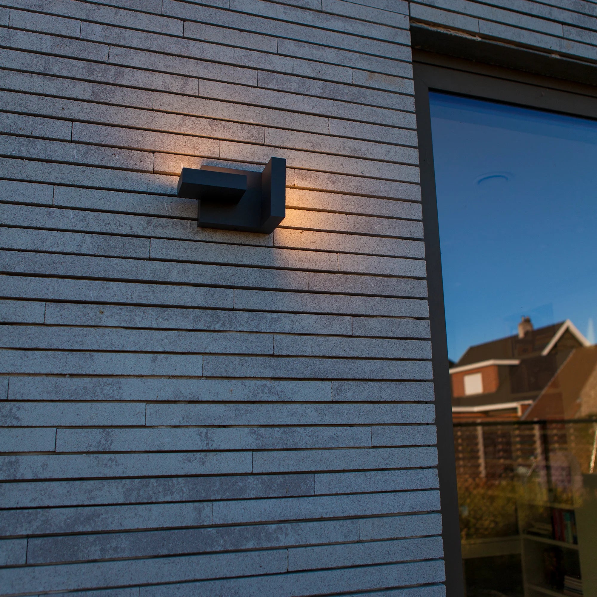 LED zidna svjetiljka TWISTO, tamno siva, 13W, 3000K/4000K, IP65