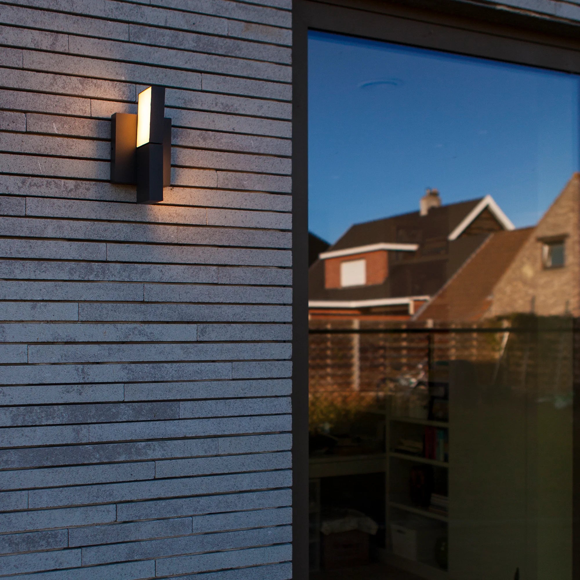 LED zidna svjetiljka TWISTO, tamno siva, 13W, 3000K/4000K, IP65