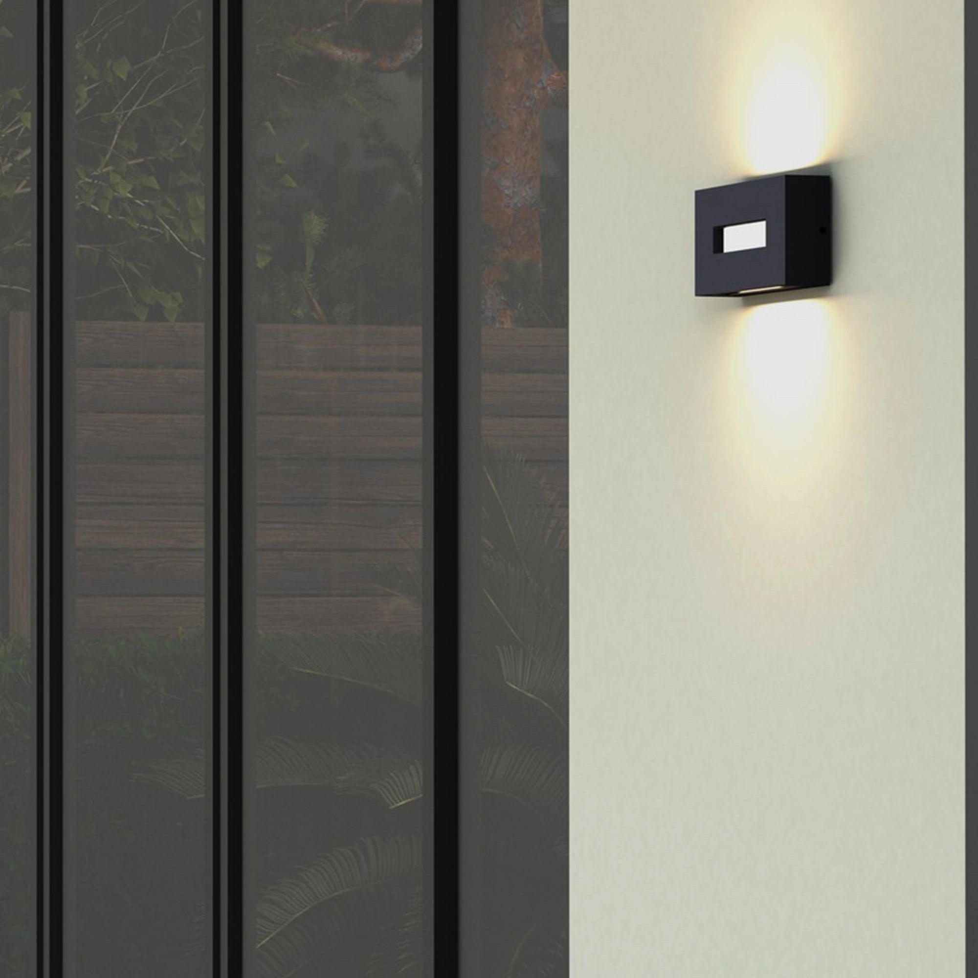 LED zidna svjetiljka ARTEO, tamno siva, 12W, CCT, IP65