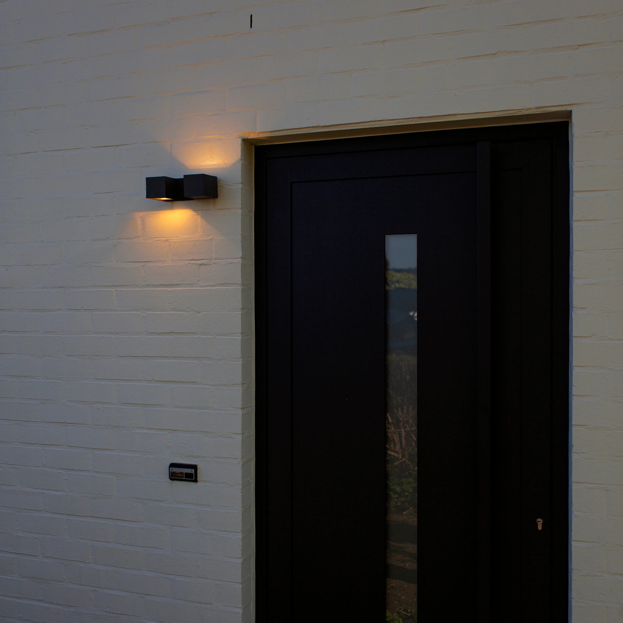 LED zidna svjetiljka FARI, tamno siva, 10W, 3000K, IP54