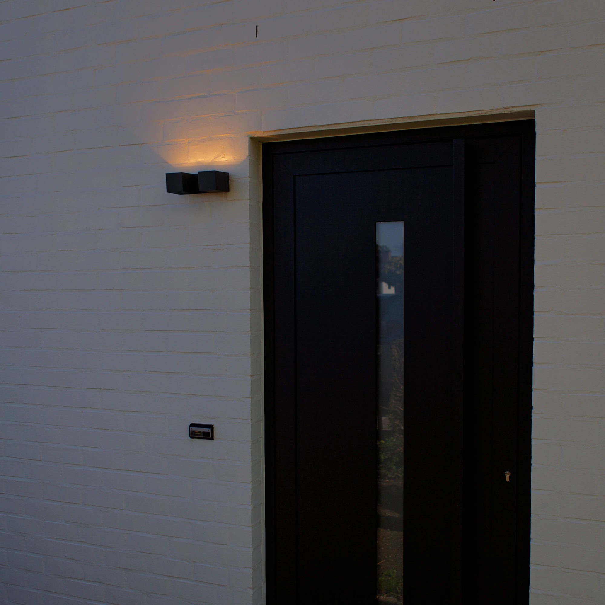 LED zidna svjetiljka FARI, tamno siva, 10W, 3000K, IP54