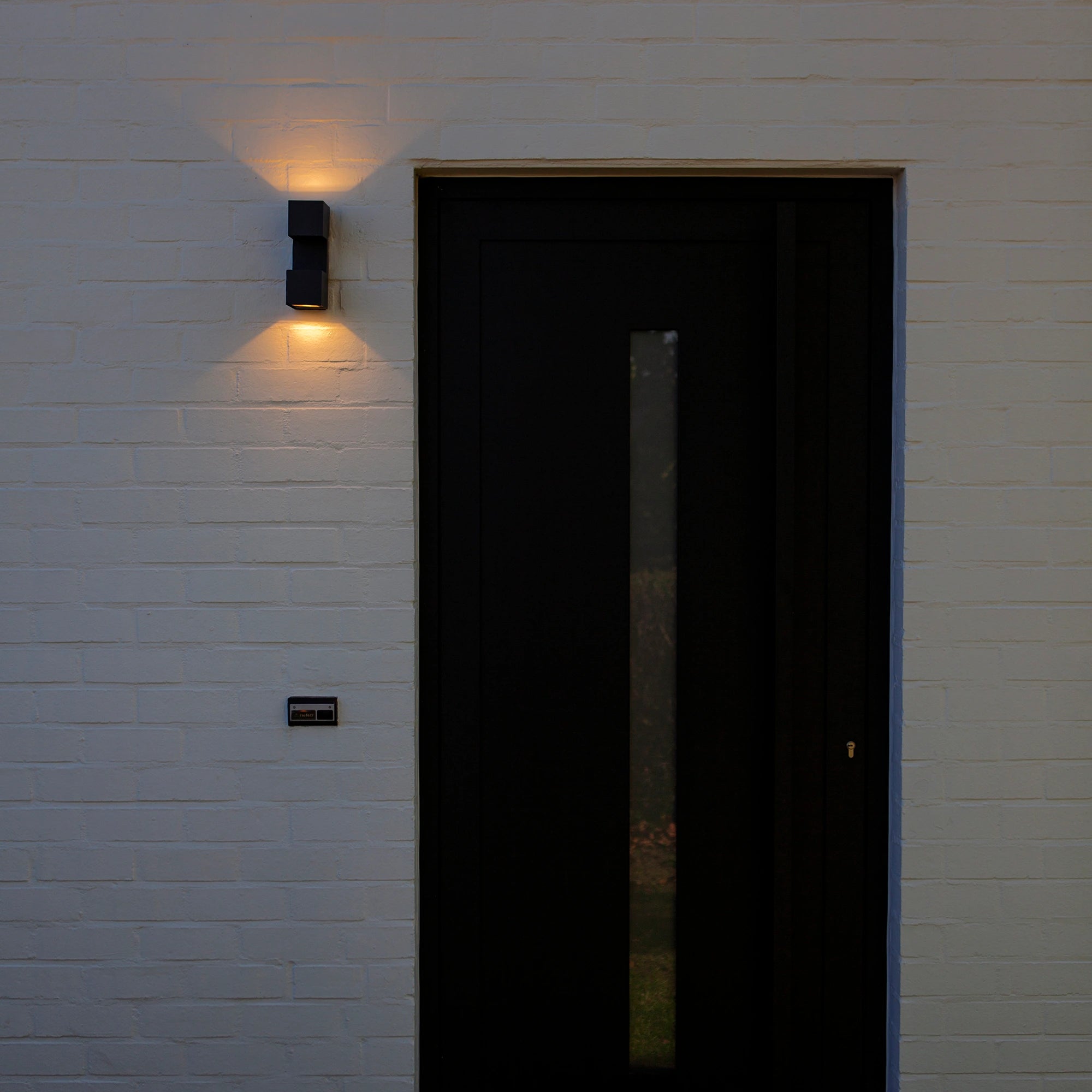 LED zidna svjetiljka FARI, tamno siva, 10W, 3000K, IP54