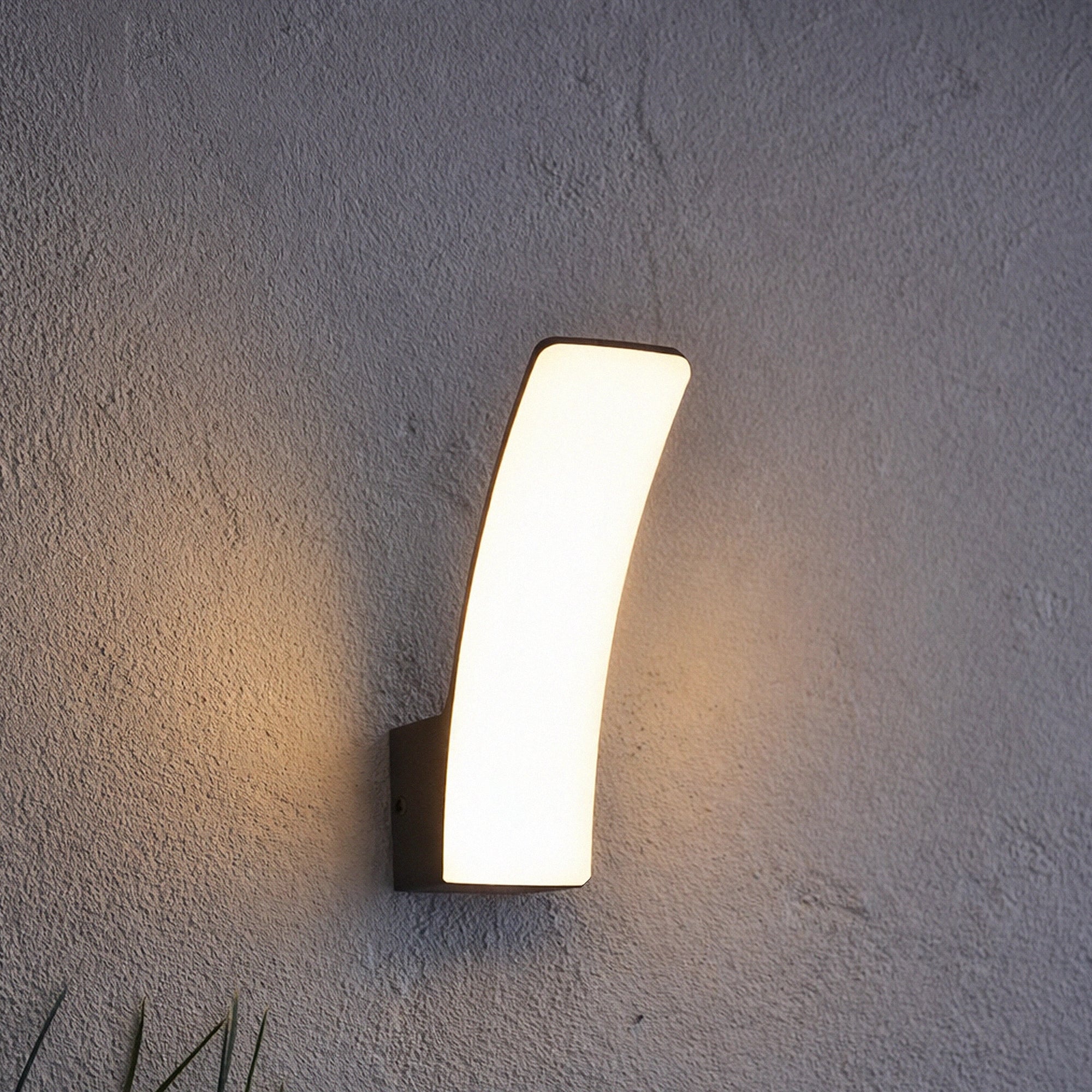 LED zidna svjetiljka KILO, tamno siva, 11.5W, 3000K, IP44