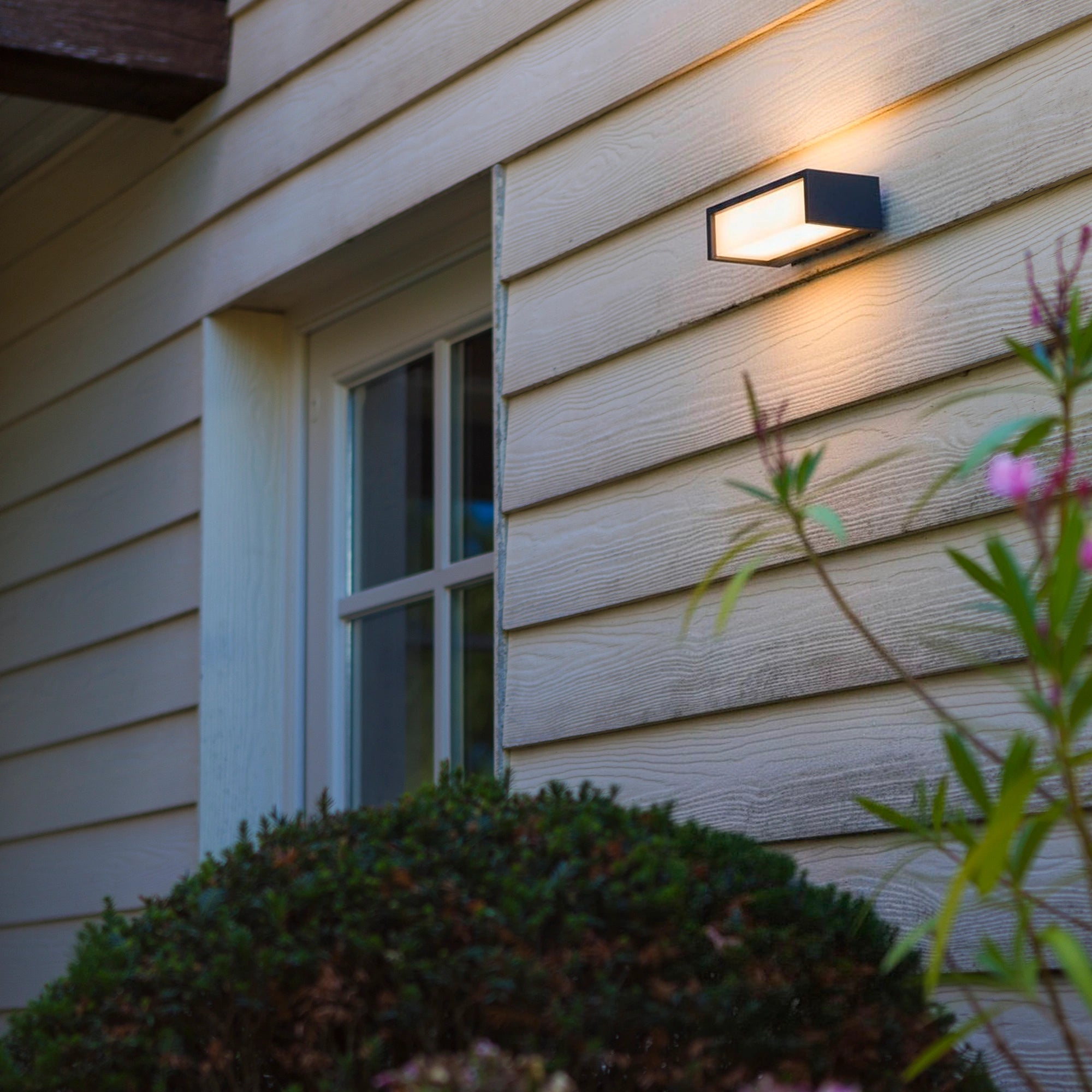 LED solarna zidna svjetiljka TELIS, mikrovalni senzor, tamno siva, 11W, 3000K, IP54